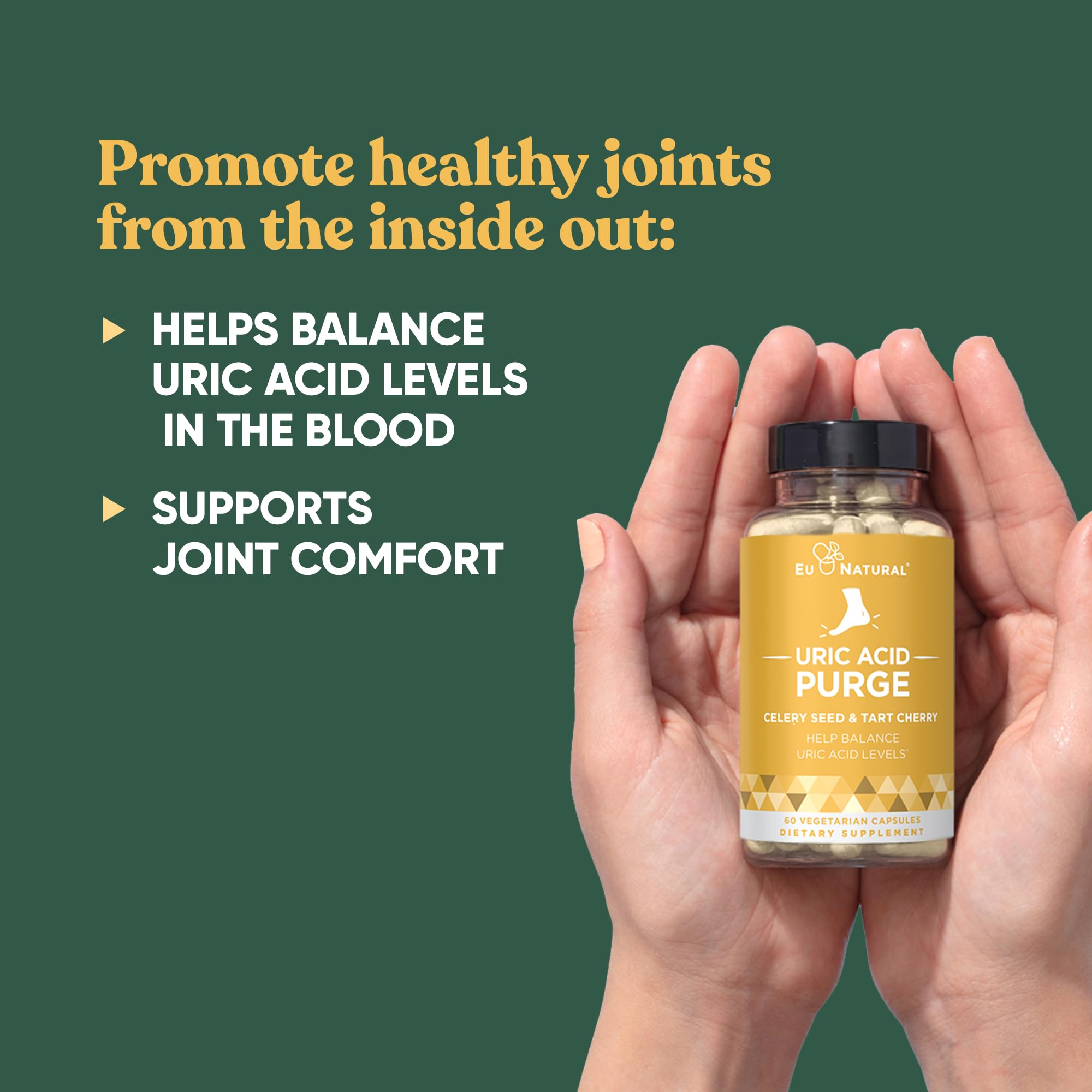 Purge! Uric Acid Flush – Eat & Drink What You Want – Detox and Cleanse with Celery Seed Extract Eu NaturalAu supplements