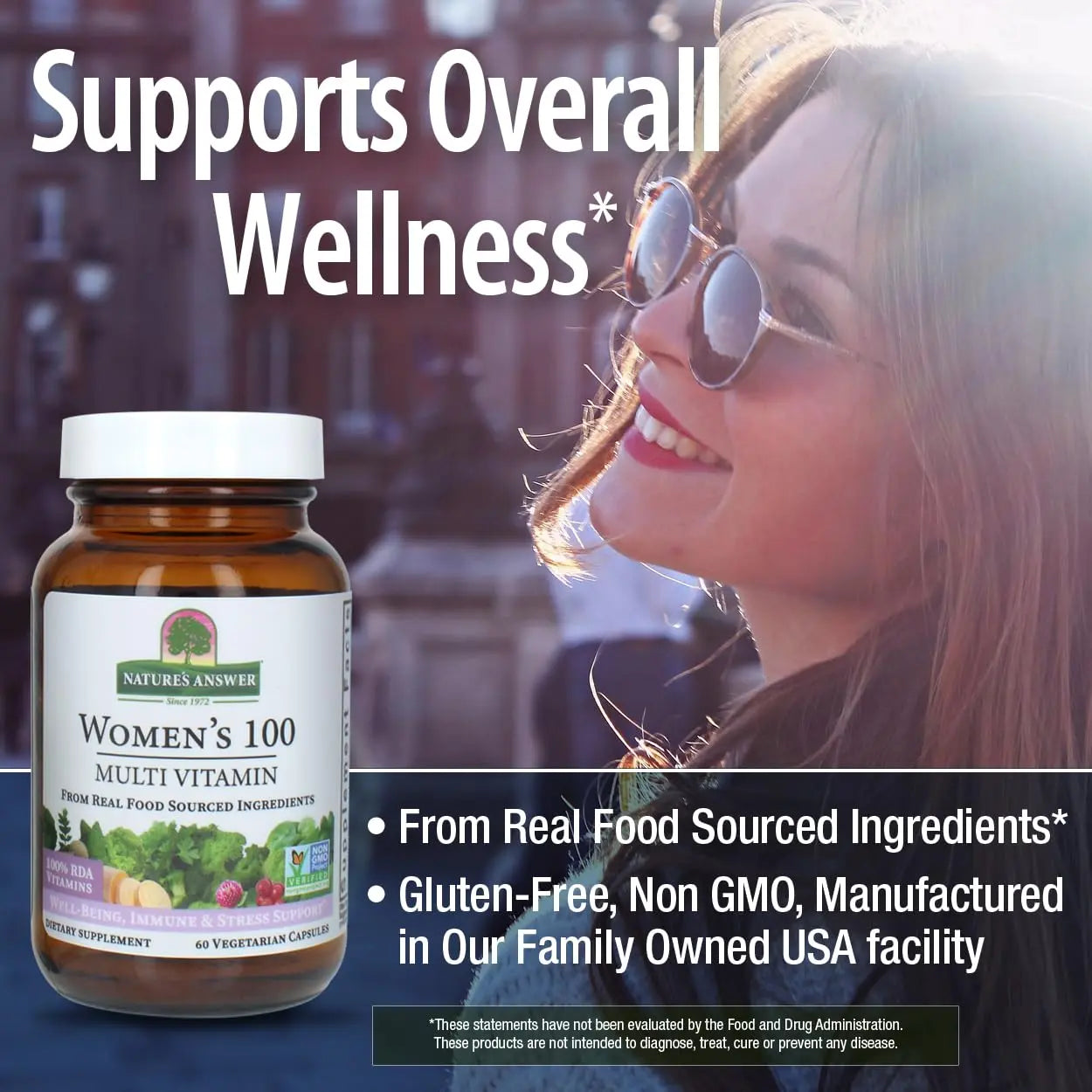 Nature's Answer Women's 100, Multivitamin, 60 Vegetarian Capsules Nature's AnswerAu supplements