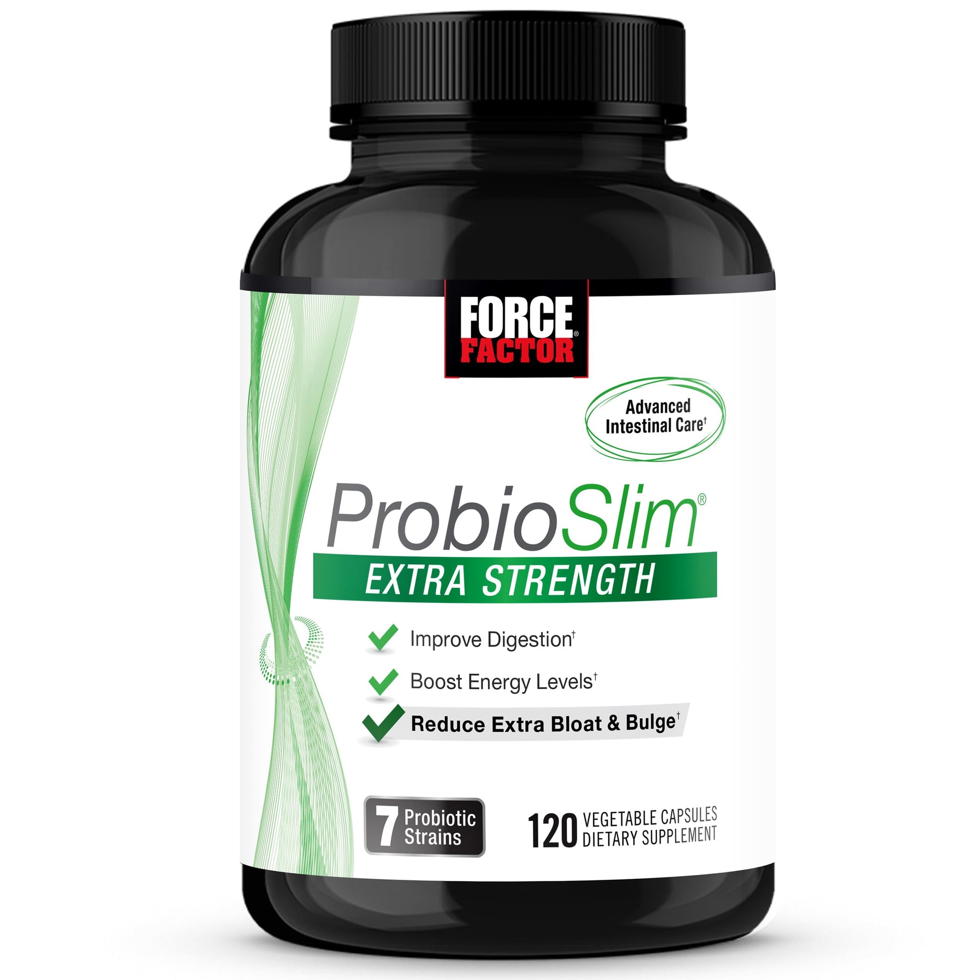 Force Factor ProbioSlim Extra Strength Probiotics for Women and Men with 30 Billion CFUs of Probiotics for Digestive Health, Bloating Relief, and Gut Health, with Prebiotic Fiber, 120 Capsules Force FactorAu supplements