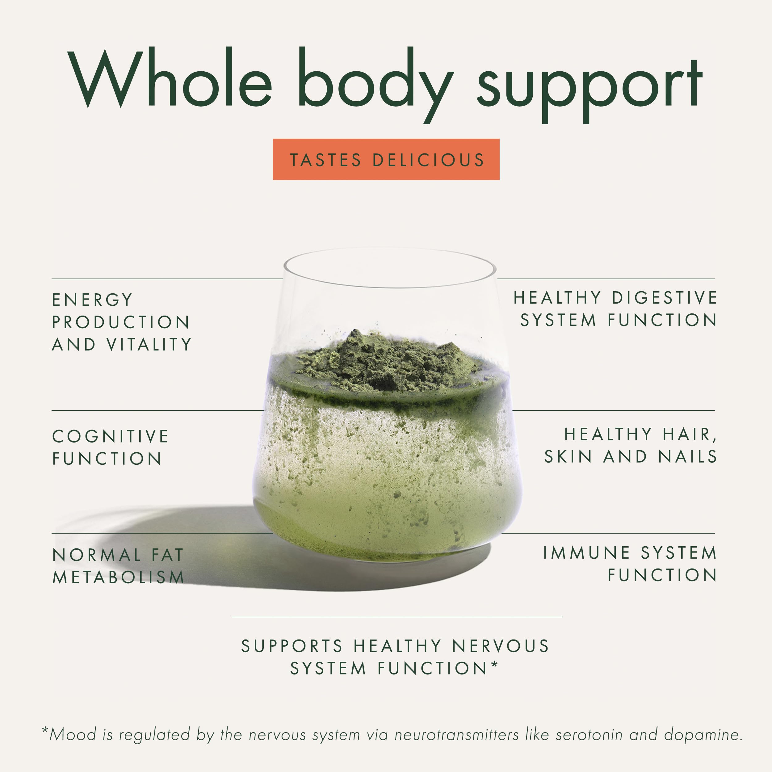 WelleCo The Super Elixir Daily Greens Powder, Probiotic Drink Mix with Whole Foods, Gluten Free, Vegan Gut Health Powder, Energy, Immunity, Healthy Skin, Hair & Nails (Jar, Blood Orange) WelleCoAu supplements