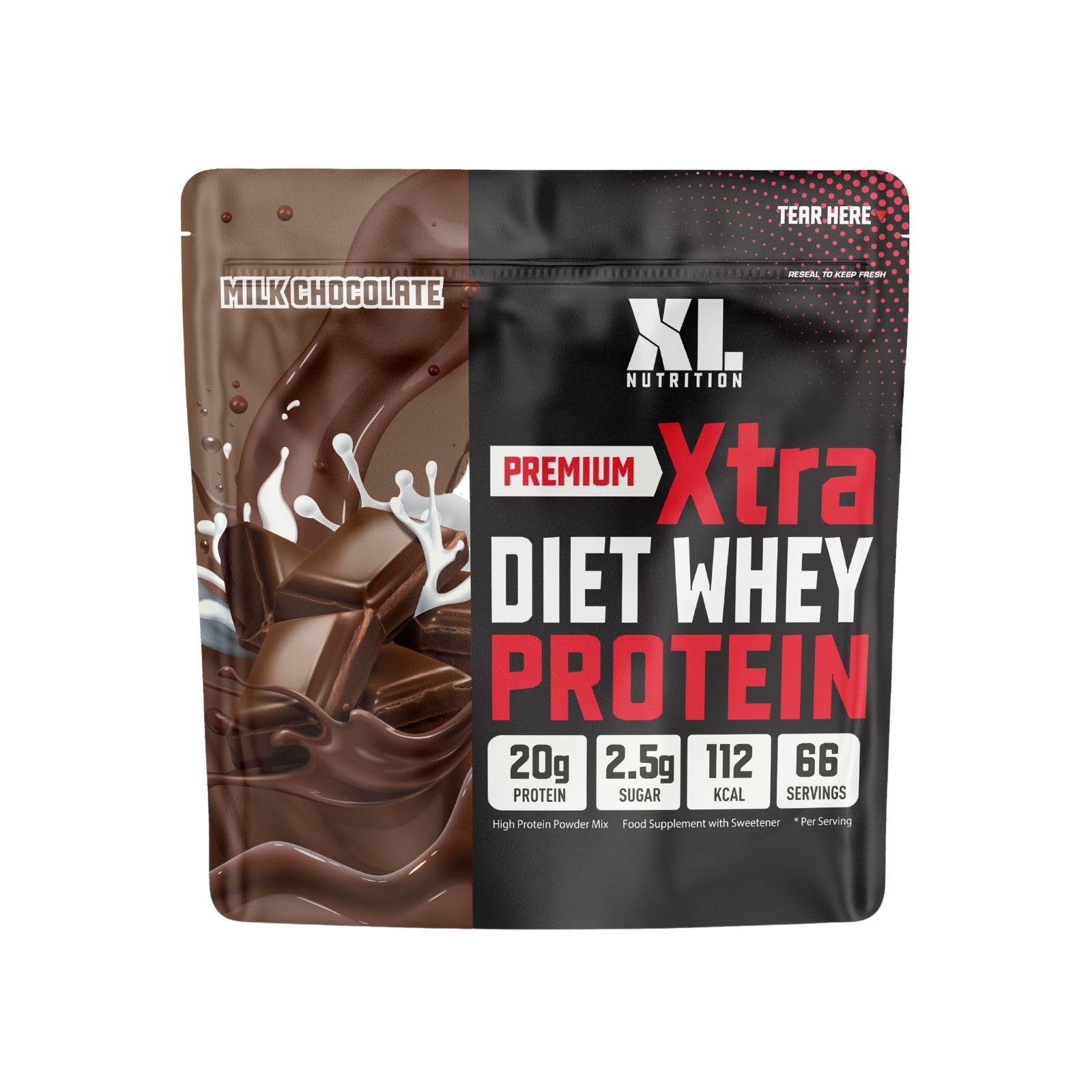 XL Nutrition Xtra Diet Whey Protein | 112 Calories | with Added L Carnitine and Green Tea Extract XL NutritionAu supplements