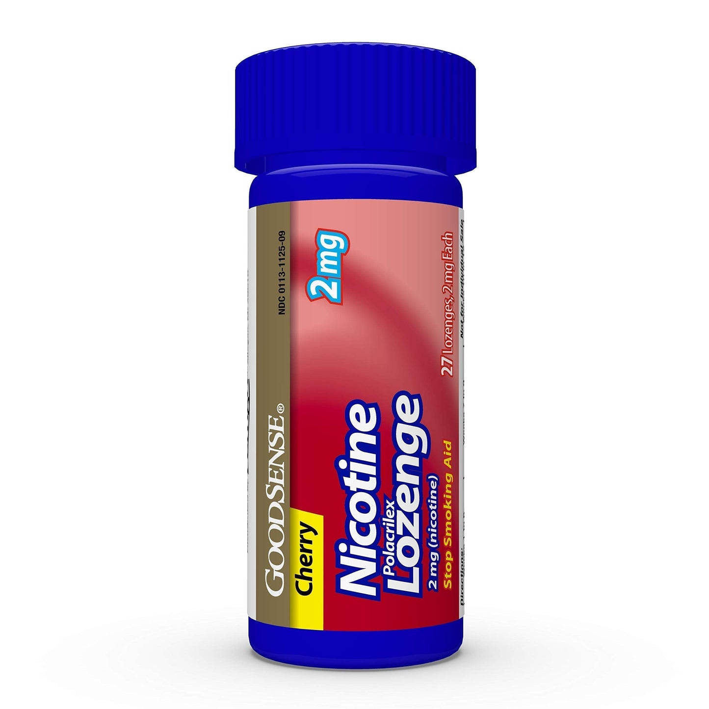 GoodSense Nicotine Polacrilex Lozenge, 2 mg (nicotine), Stop Smoking Aid GoodSenseUS supplements