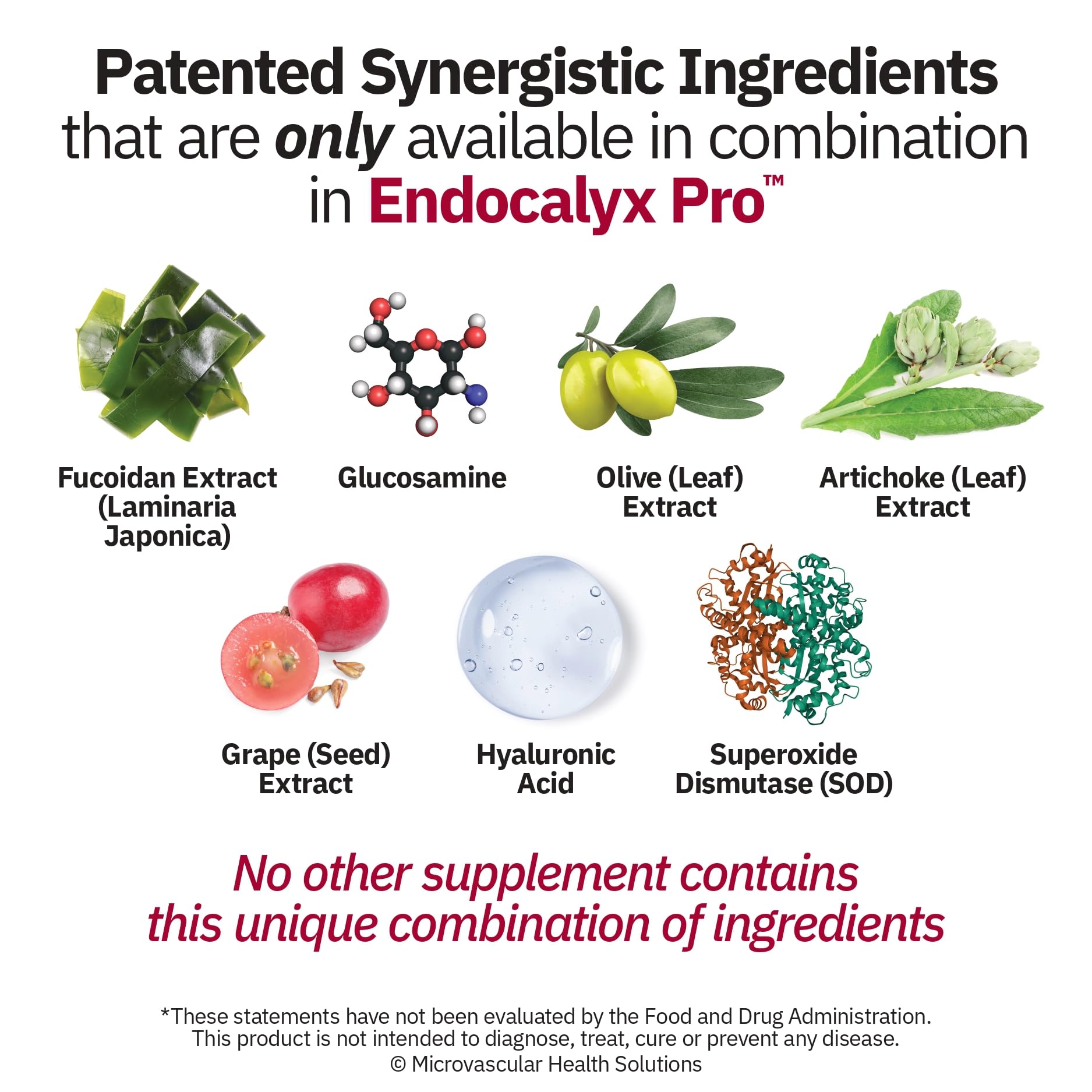 MYBODYRX Endocalyx Pro Supplement – Endothelial Glycocalyx Support 120 Capsules - Vascular & Microcirculation Health – Clinically-Studied – Patented – Supports Nitric Oxide Functions MYBODYRXAu supplements