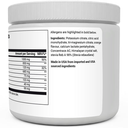 Dr. Berg Electrolyte Powder - Electrolyte Drink Supplements with 1000mg Potassium Dr. Berg NutritionalsUS supplements