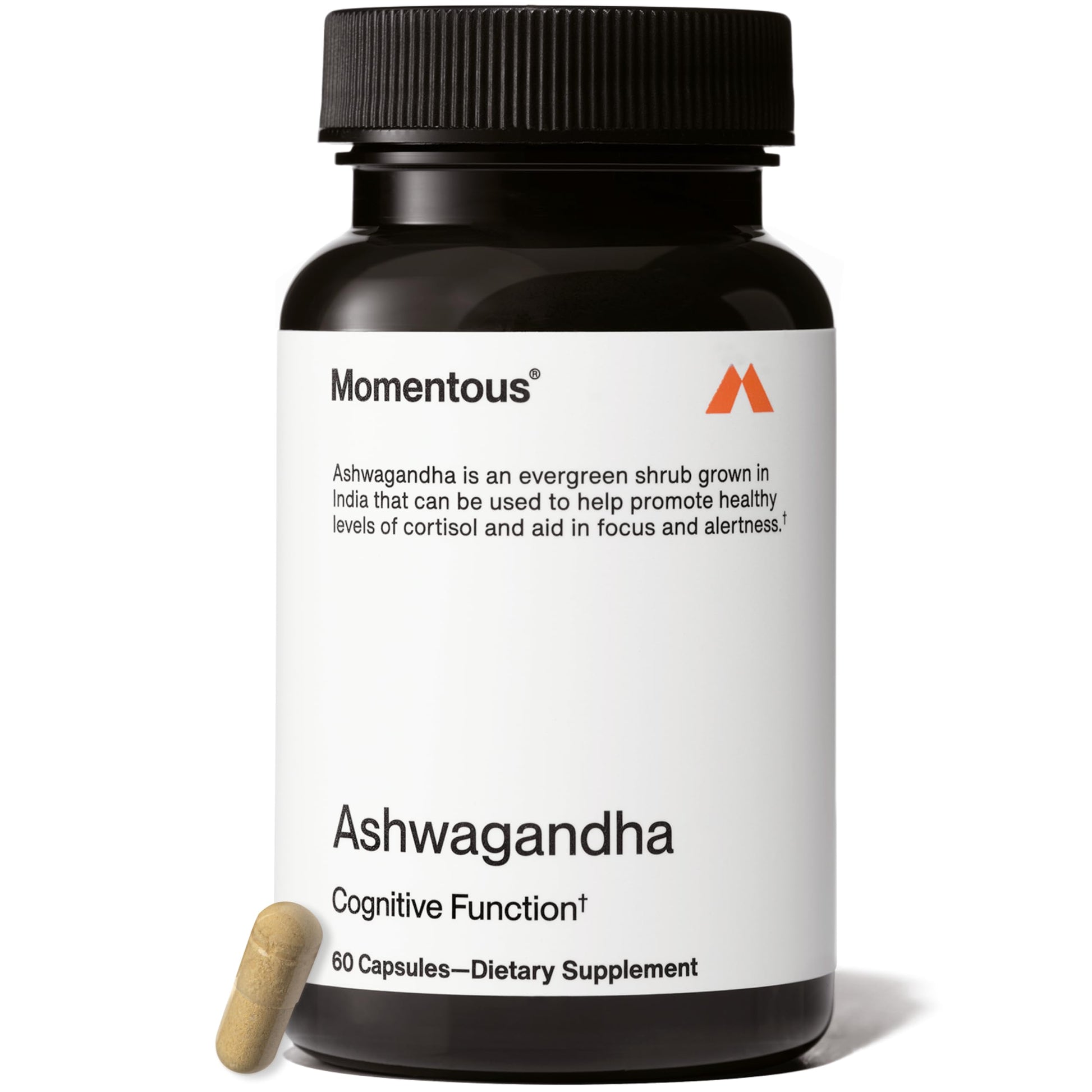 Momentous Ashwagandha Supplement - 300 mg NooGandha Ashwagandha Extract - Cognitive Performance, Alertness, & Focus Support - NSF Certified for Sport - Vegan - GMO- & Gluten-Free - 60 Servings MomentousAu supplements