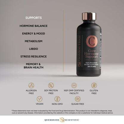 Quicksilver Scientific Core Hormone Support 3.88 fl oz (100ml) Quicksilver ScientificUS supplements