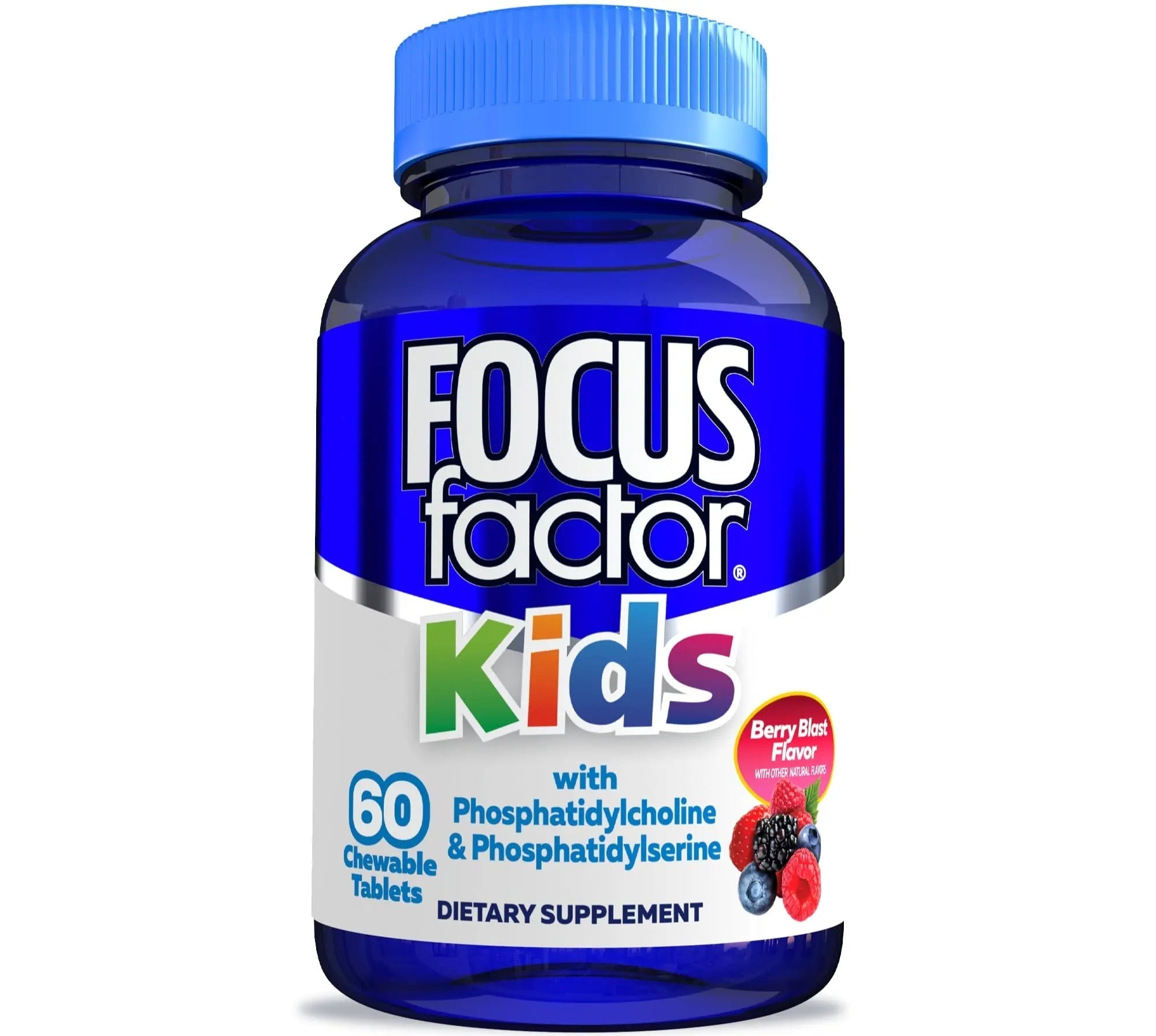 Focus Factor Kids Complete Daily Chewable Vitamins: Multivitamin & Neuro Nutrient (Brain Function) w/Vitamin B12, C, D3-60 Count Focus FactorAu supplements