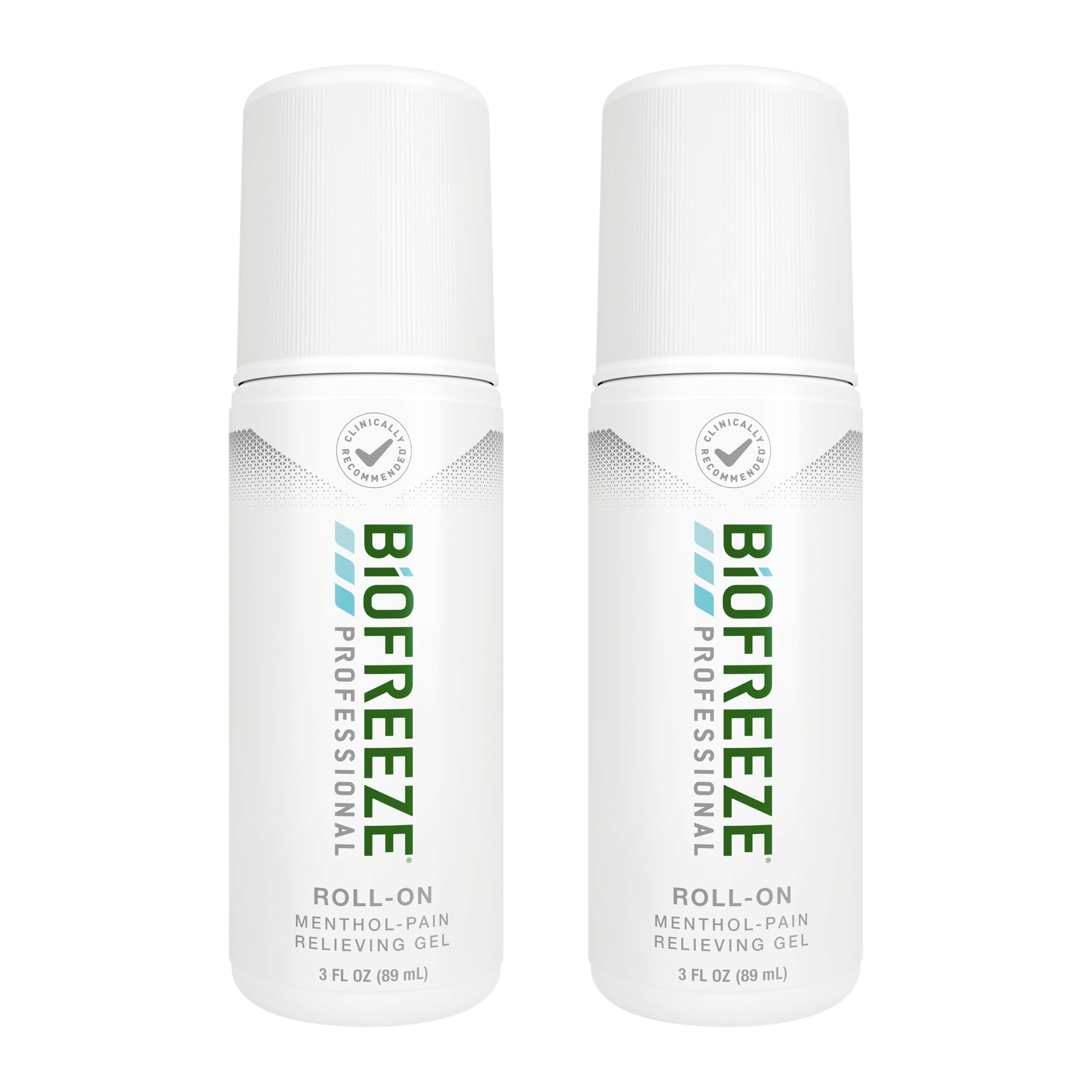 Biofreeze Professional Pain Relief Roll On, Knee & Lower Back Pain Relief, Arthritis Pain Reliever, Neck Pain Relief, Cooling Joint Pain Relief, Roll-On Menthol Gel 3 Fl Oz (Pack of 2) BiofreezeAu supplements