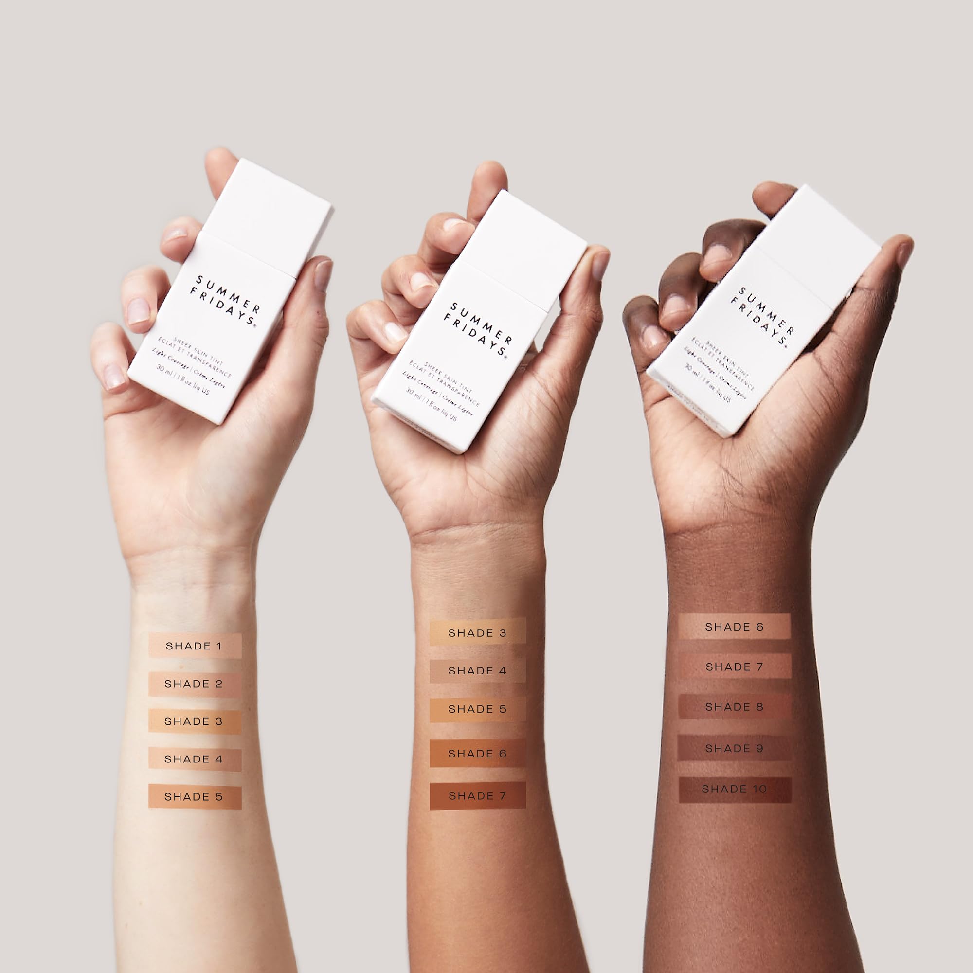 Summer Fridays Sheer Skin Tint - Skin Tint with Hyaluronic Acid - Helps Diminish Uneven Skin Tone - Sheer to Light Coverage - Shade 5 - Medium with Warm Neutral Undertones (1 Fl Oz) Summer FridaysAu supplements