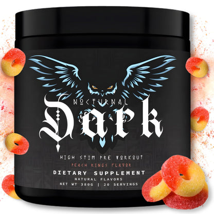 Nocturnal Labz Dark High Stim Pre Workout Powder | Potent Pre-workout Formula for Men NocturnalUS supplements