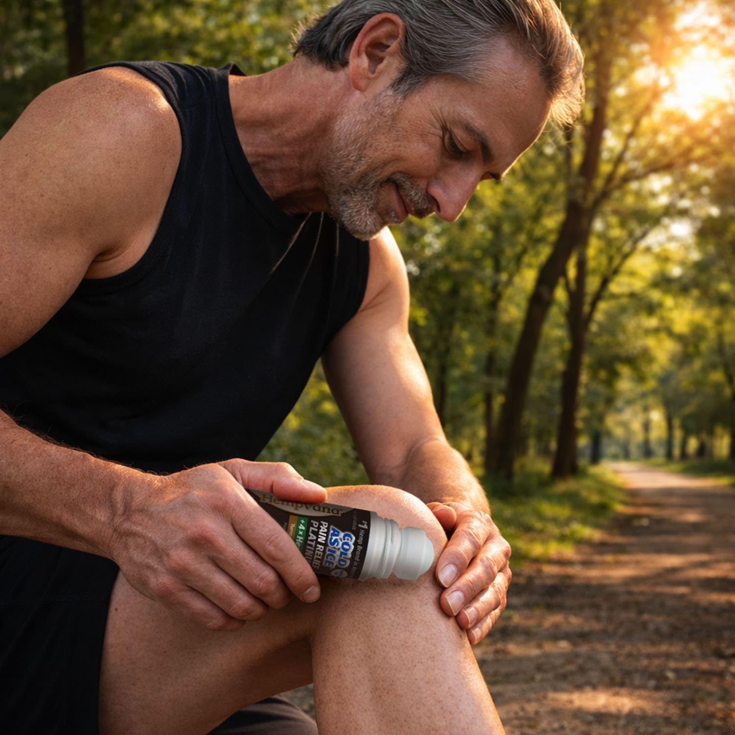 Hempvana Roll On Cold As Ice Platinum Fast Pain Relief for Knees, Neck, Hips, Shoulders, Back + Arthritis Pain Relief w/Hemp Seed Oil, AS SEEN ON TV, Cooling Menthol HempvanaAu supplements