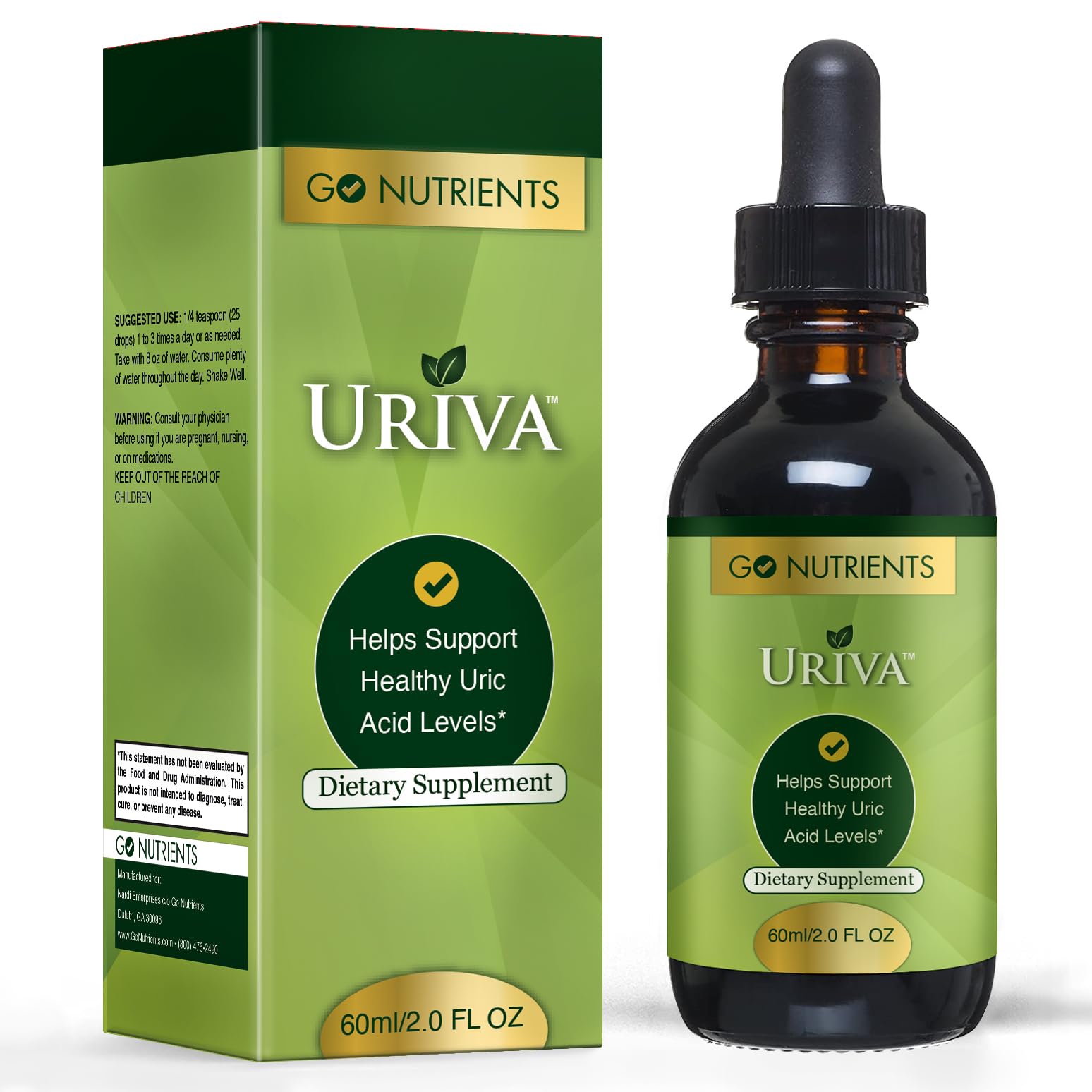 Go Nutrients Uriva Advanced Uric Acid Flush Cleanse with Tart Cherry Extract Celery Seed Extract Turmeric Go NutrientsAu supplements