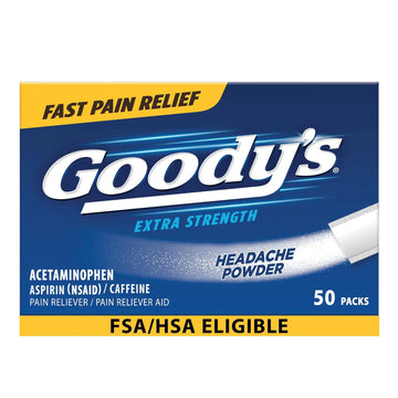 Goody's Pain Relief Powders, Extra Strength Headache Powder, 50 ct (Pack of 1) Goody'sAu supplements