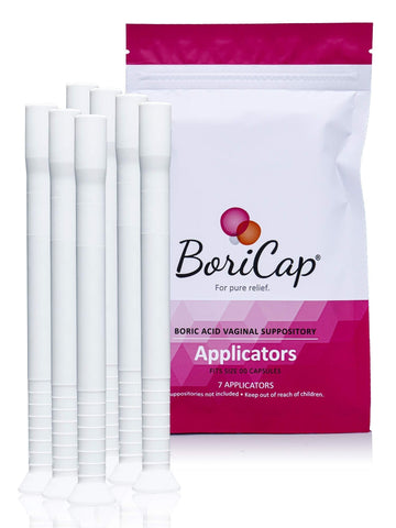 BoriCap Boric Acid Vaginal Suppository Applicators, 7 Applicators - Hygienic Solution BoriCapAu supplements