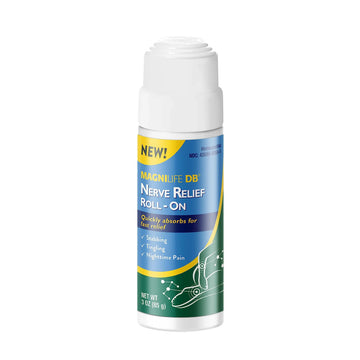Magnilife DB Nerve Relief Roll On, 3 Oz, Topical Nerve Pain Relief for Feet, Legs, Hands & Arms, Helps Soothe Stabbing, Burning & Tingling Discomfort, Fast-Absorbing, Non-Greasy & Unscented Formula MagniLifeAu supplements