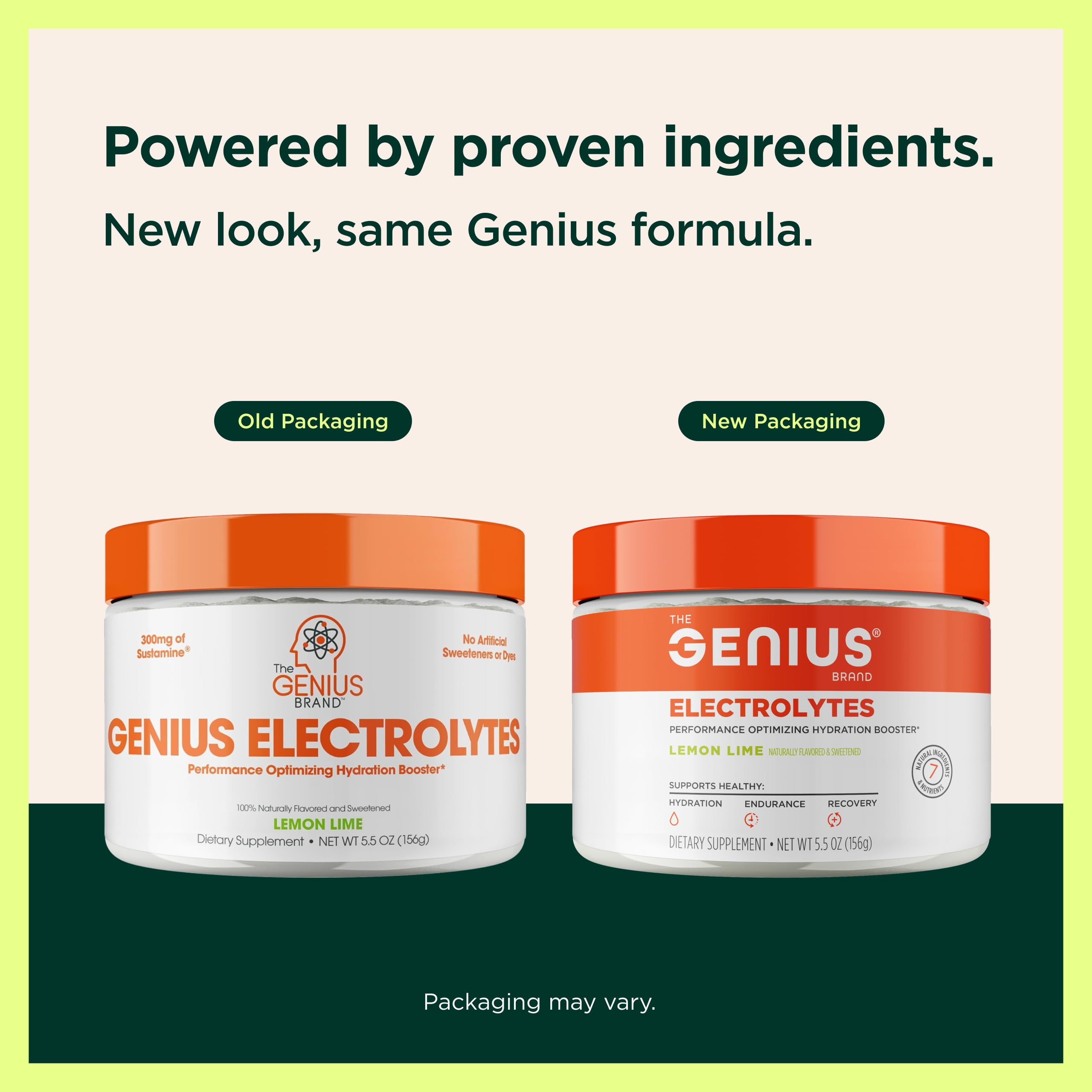 The Genius Brand Genius Electrolytes - Electrolyte Powder for Active Lifestyles - Supports Hydration, Energy, Endurance, Muscle Growth & Recovery - Lemon Lime - 30 Servings The Genius BrandUS supplements