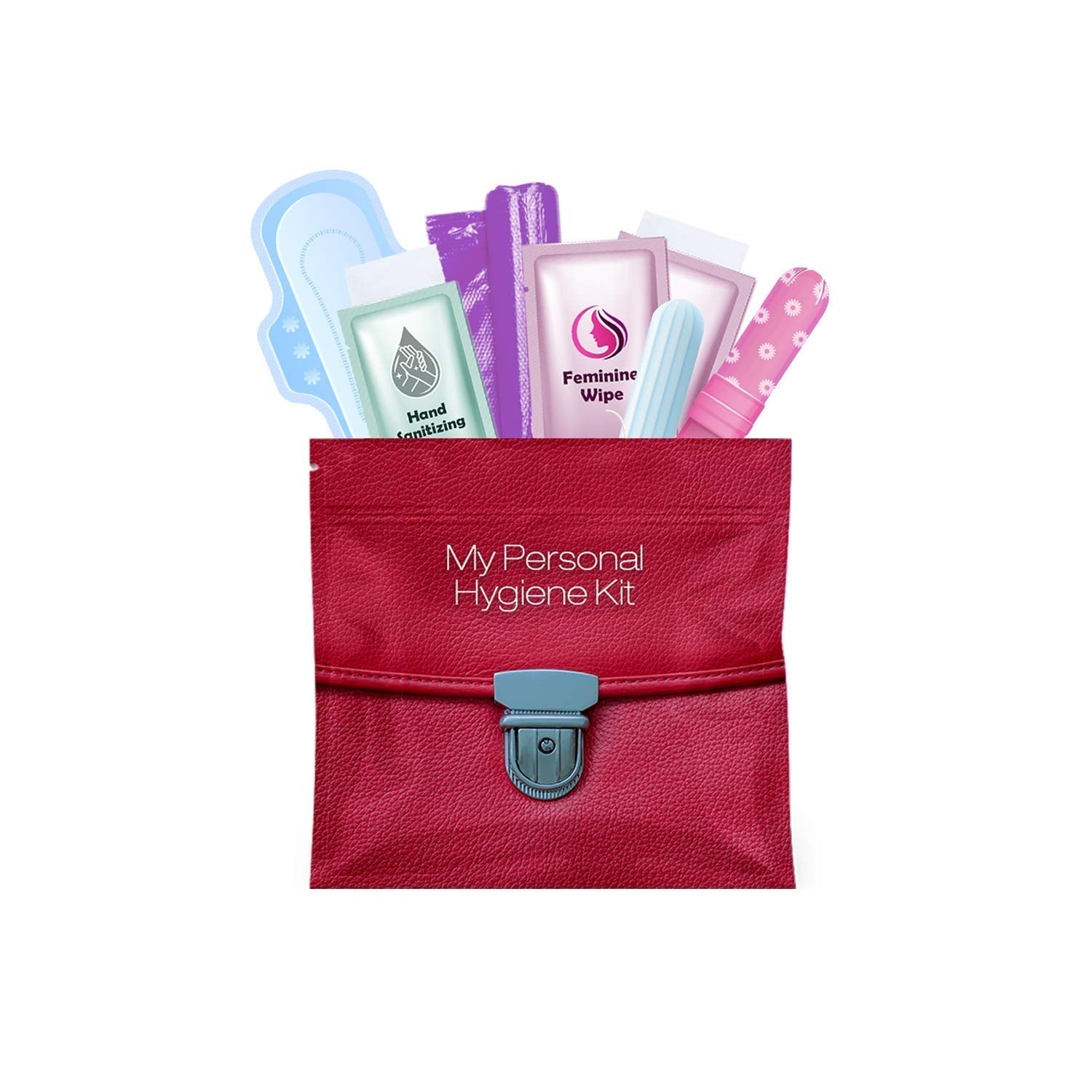 Menstrual Kit All-in-One | Convenience on The Go | Single Period Kit Pack for Travelling, Tweens pH AdvantageAu supplements