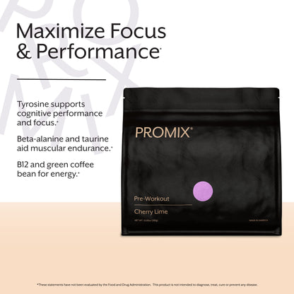 Promix Pre-Workout Powder, Cherry Lime - Maximize Focus & Performance - Helps Muscle ProMix NutritionUS supplements