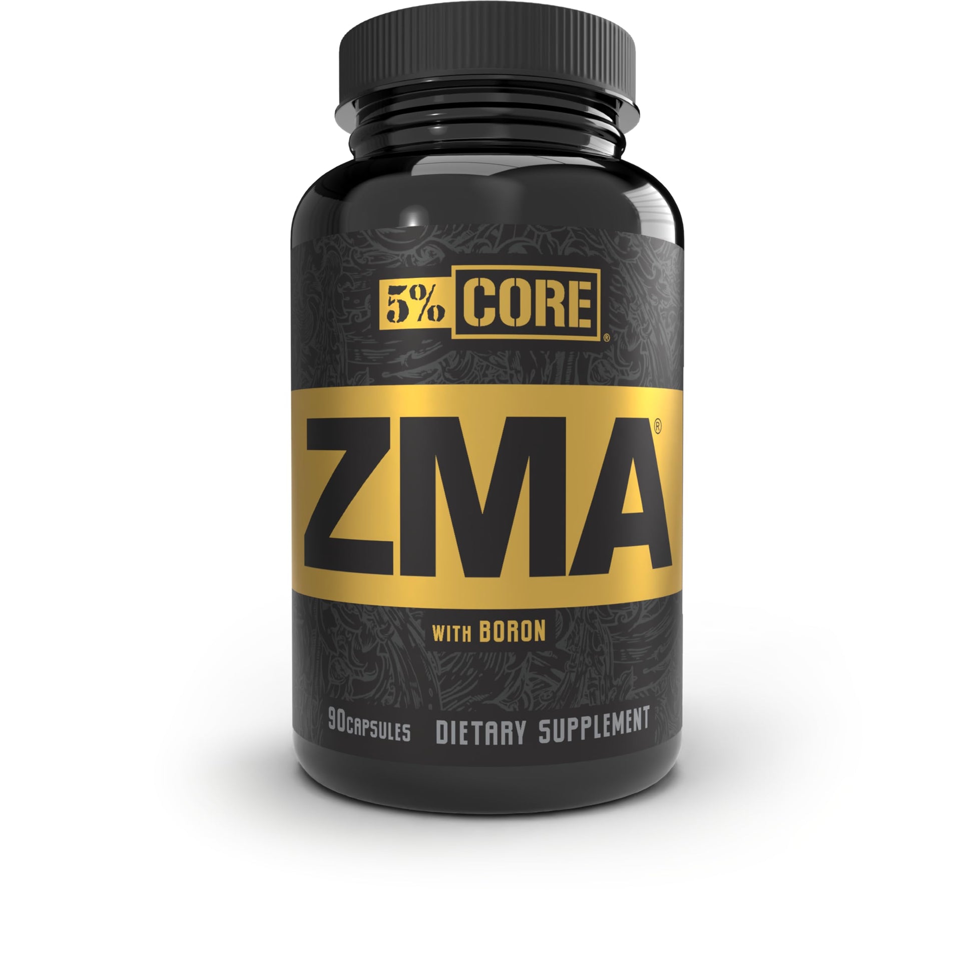 5% Nutrition Core ZMA (with Boron) | Promotes Recovery by Restoring Levels of Zinc, Magnesium & Vitamin B-6 (90 Capsules) 5% NutritionAu supplements