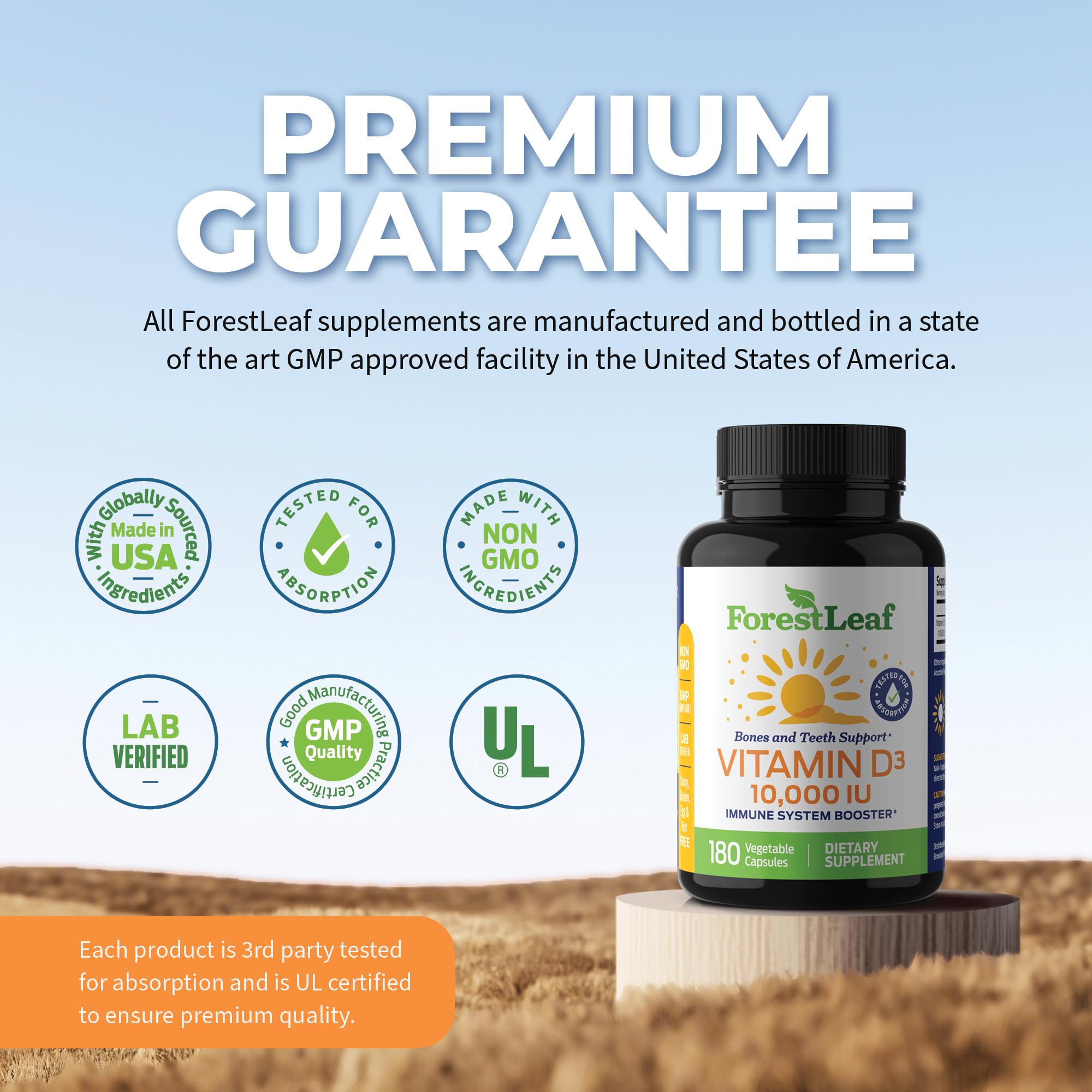ForestLeaf - Vitamin D3 IU Weekly Supplement - Vitamin D Capsules ForestLeafAu supplements