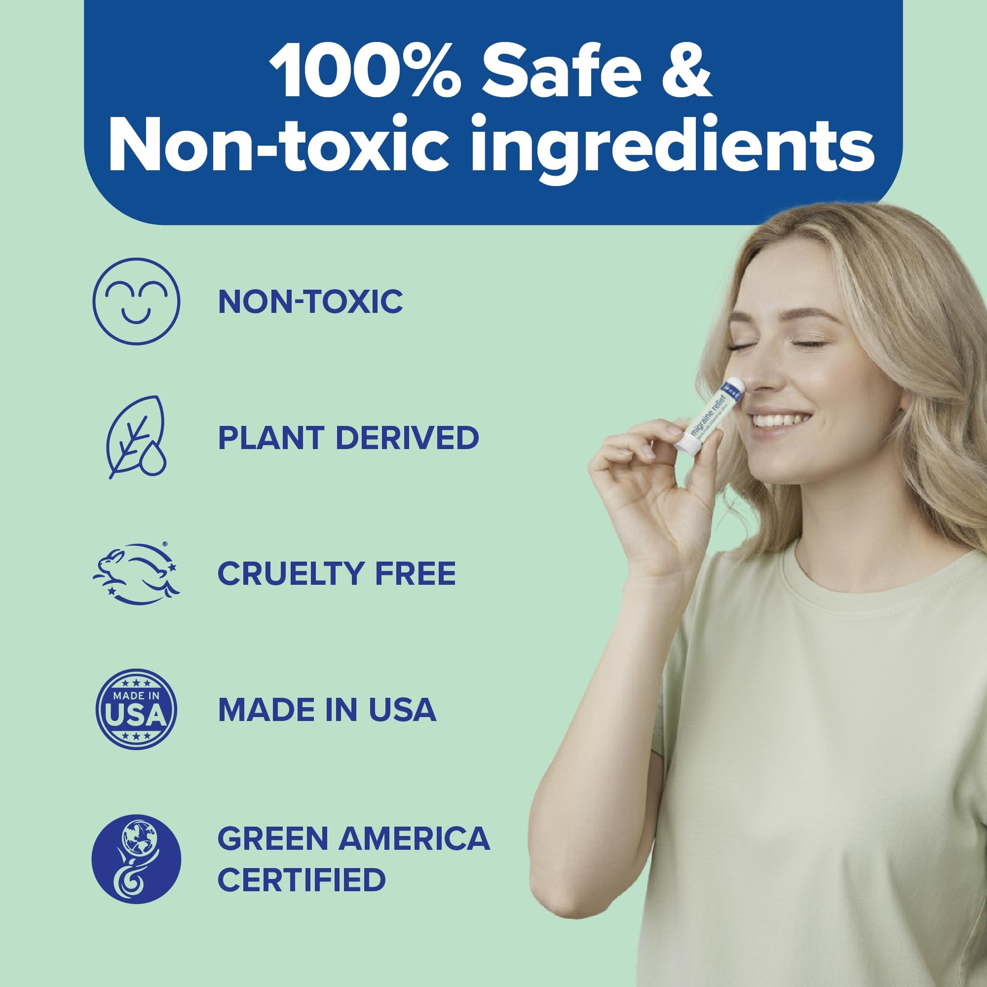 MOXE Migraine Rollon Stick & Nasal Inhaler, Fast Cooling Comfort for Headaches & Tension, Non-Medicated Soothing Vapors, Peppermint, Eucalyptus, and Other Essential Oils, Metal Roller, Made in USA MOXEAu supplements