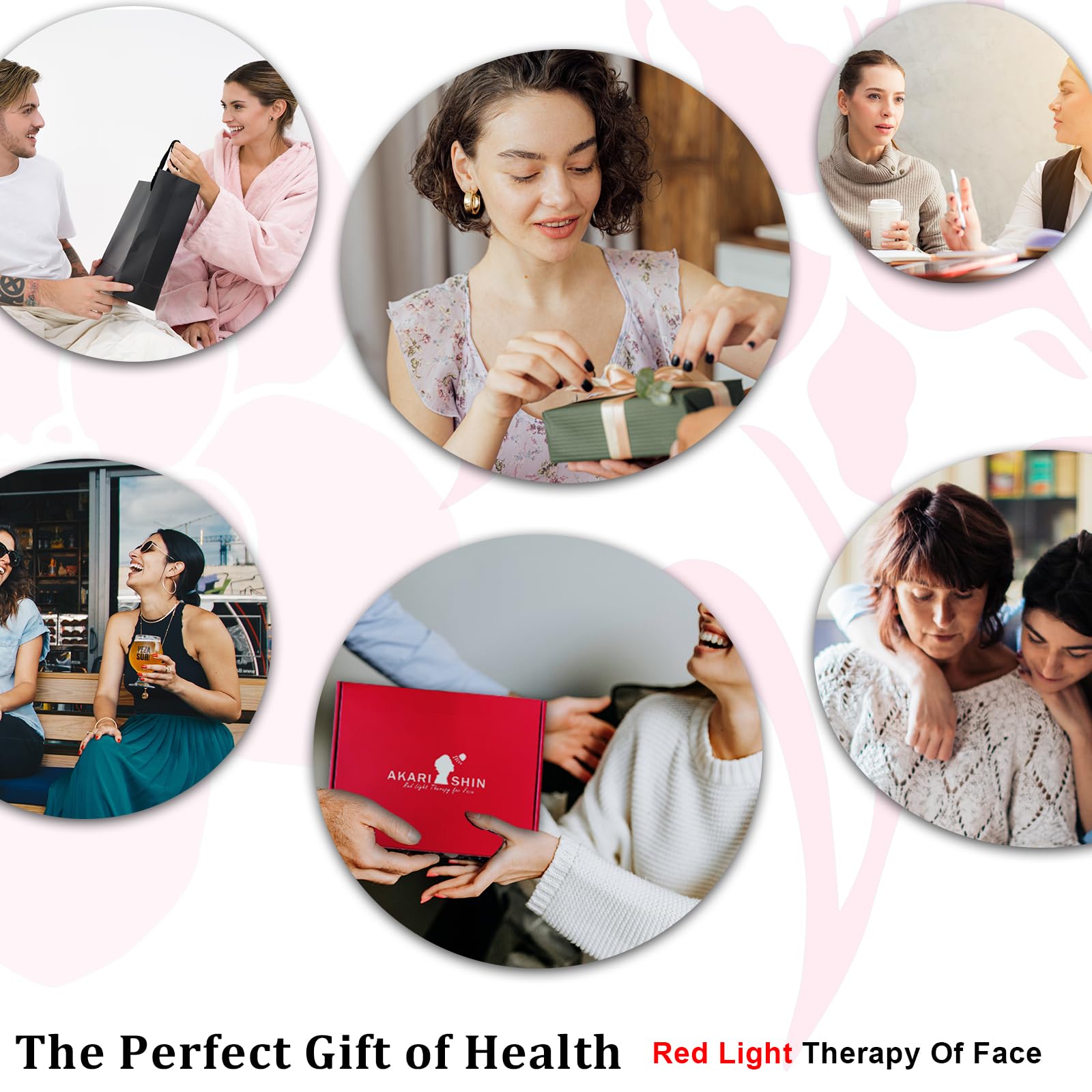 Akarishin Red Light Therapy Lamp - Boost Skin Vitality and Ease Muscle Soreness with Adjustable Stand AkarishinAu supplements