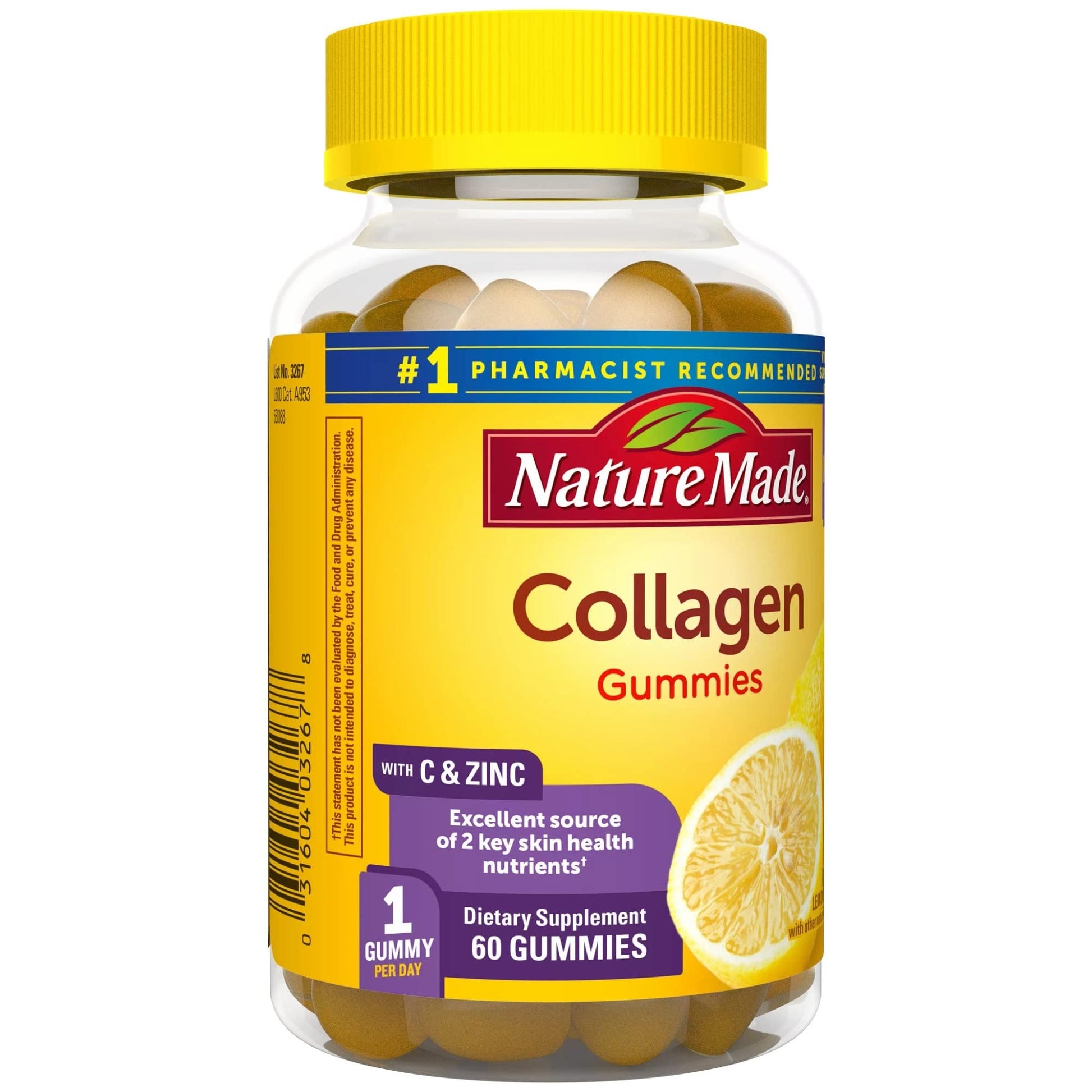 Nature Made Collagen Gummies with Vitamin C, Zinc and Biotin, Hydrolyzed Collagen Nature MadeAu supplements