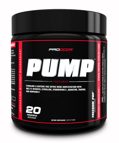 PROCCOR Pump - Stim Free, Fully Clinically Dosed, Scientifically Formulated Performance PROCCORUS supplements