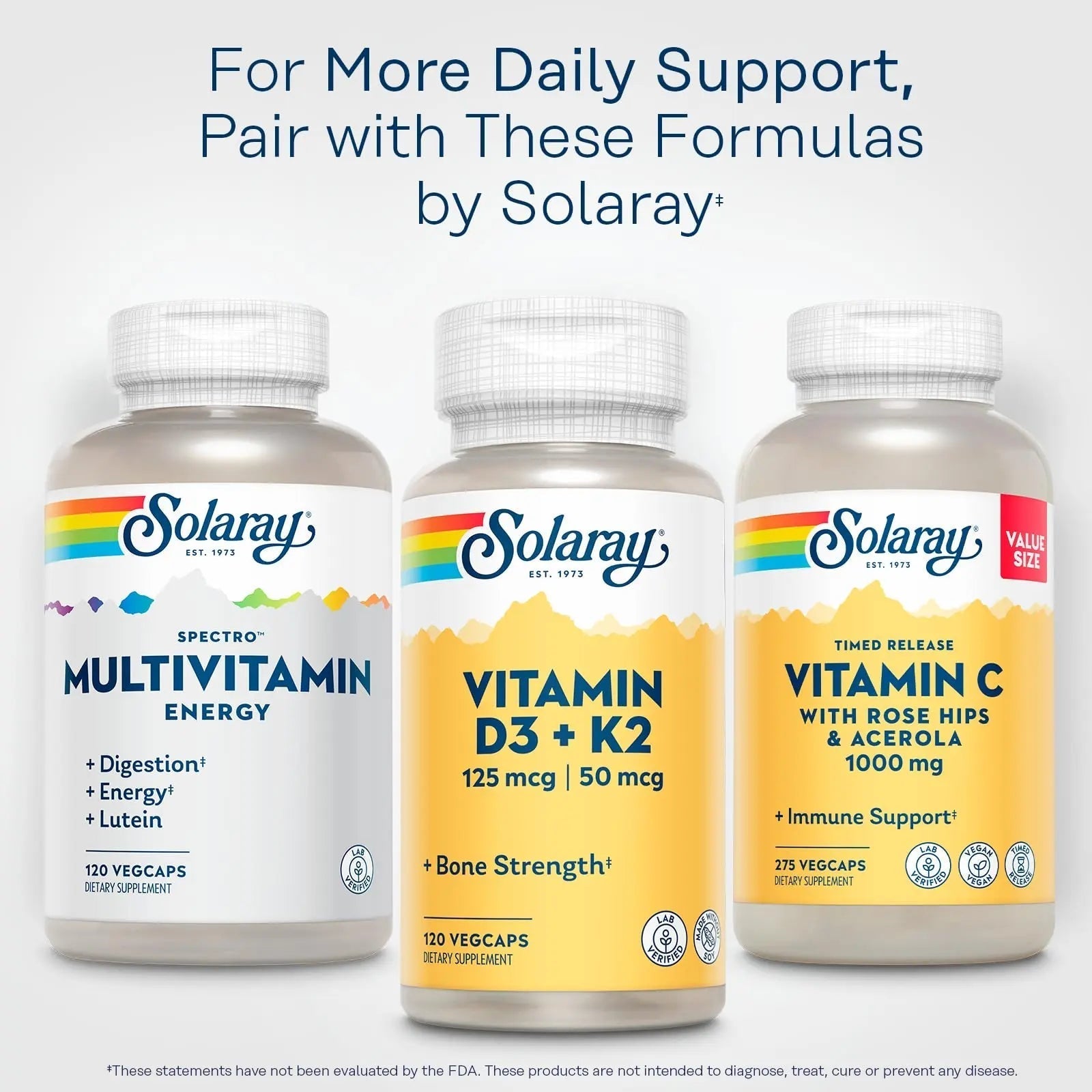 SOLARAY Spectro Energy Multivitamin for Women and Men - Cellular Energy, Digestion, Eye Health and Immune Support SOLARAYAu supplements