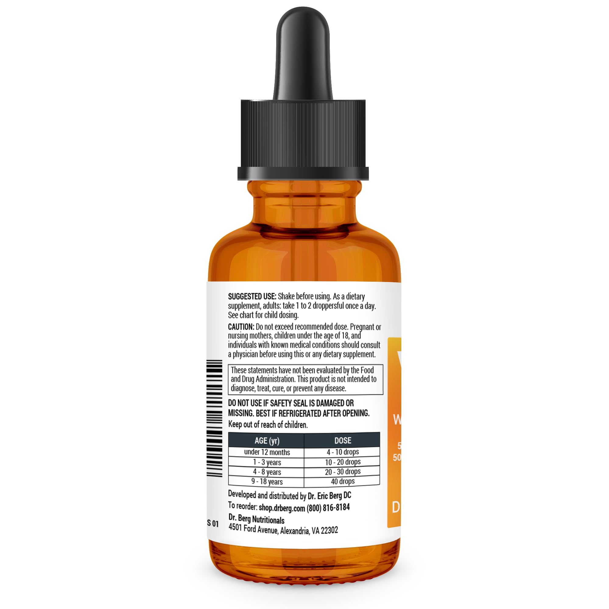 Dr. Berg Liquid Vitamin D3 & K2 Supplement - For Bone, Teeth, Mood & Immune Health Dr. Berg NutritionalsUS supplements