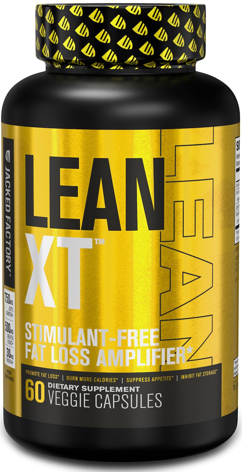 Lean-XT Caffeine Free Fat Burner - Non Stim Weight Loss Supplement, Appetite Suppressant Jacked FactoryAu supplements