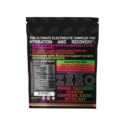 Enhanced Powder Stick Packs (Cherry Limeade- 20 Packets) Sugar Free + BCAA B Zeal NaturalsUS supplements