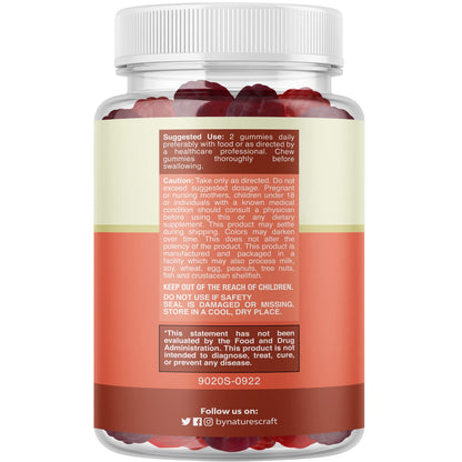 Sugar Free Fiber Gummies for Adults - High Fiber Supplement Gummies Vitamins for Adults Natures CraftUS supplements