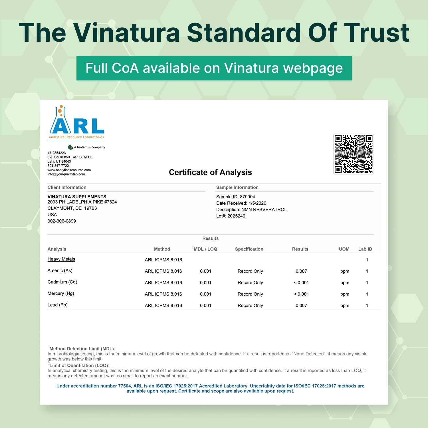 VINATURA NMN Complex Supplement 1325MG - NMN 1000mg with Resveratrol and TMG, Support NAD+, 60 Capsules VINATURAAu supplements
