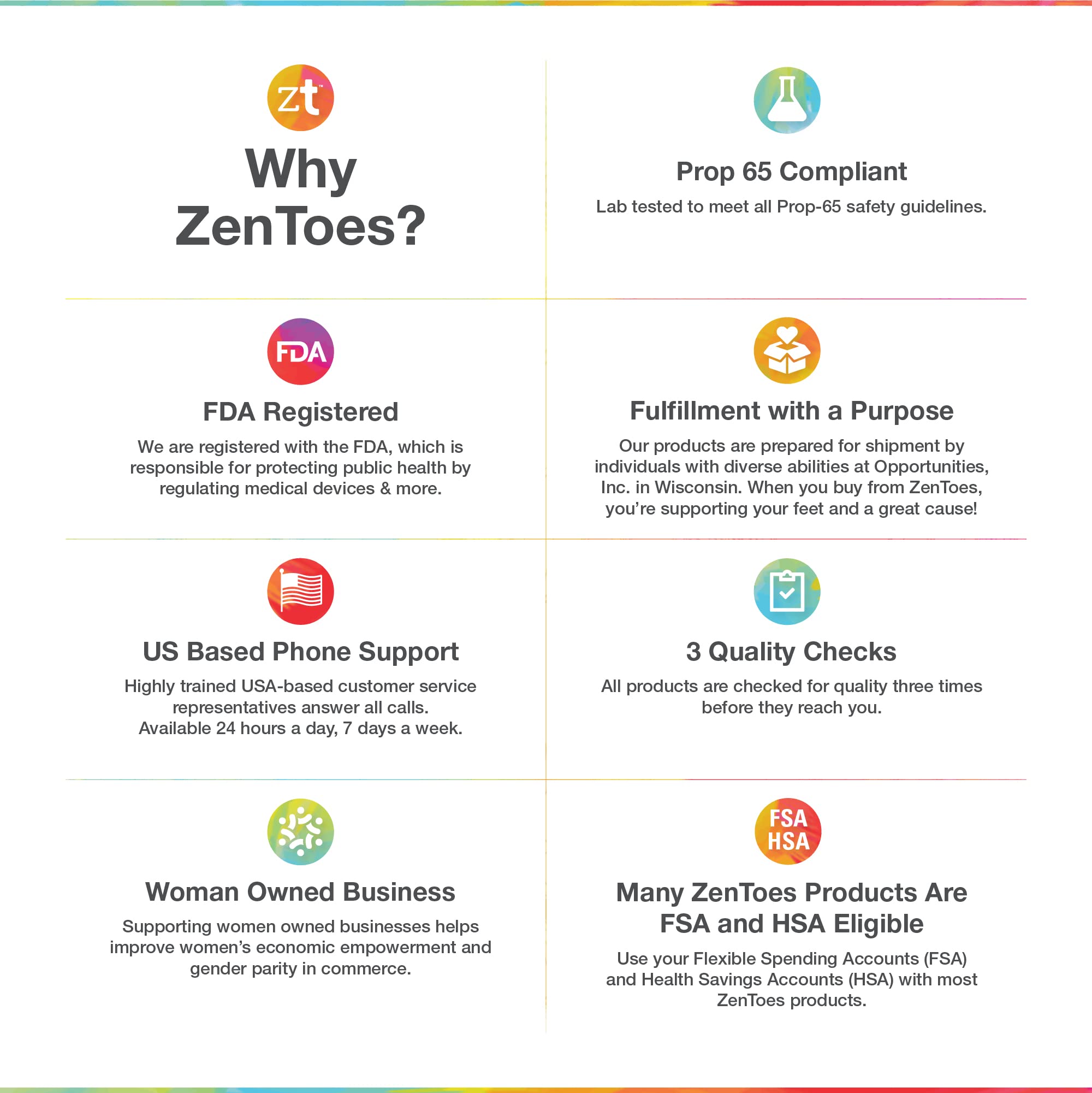 ZenToes Hammer Toe Straightener and Corrector 4 Pack Crests Relieve Foot ZenToesUS supplements