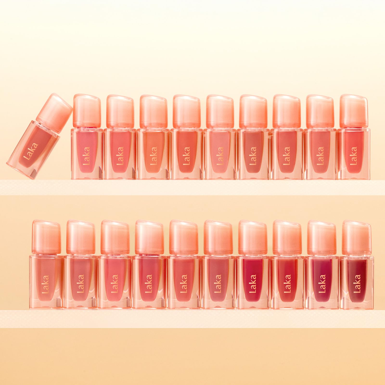 Laka Jelling Nude Gloss, Sheer Hydrating Lip Oil with No Stain, Non-Sticky, Nourishing Gloss for a Glowy Look, K-Beauty (#301 Figring, 1.9g/0.07oz) LakaAu supplements
