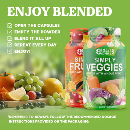 Simply Nature's Promise - Packed with Over 40 Different Fruits & Vegetables Simply Nature's PromiseUS supplements