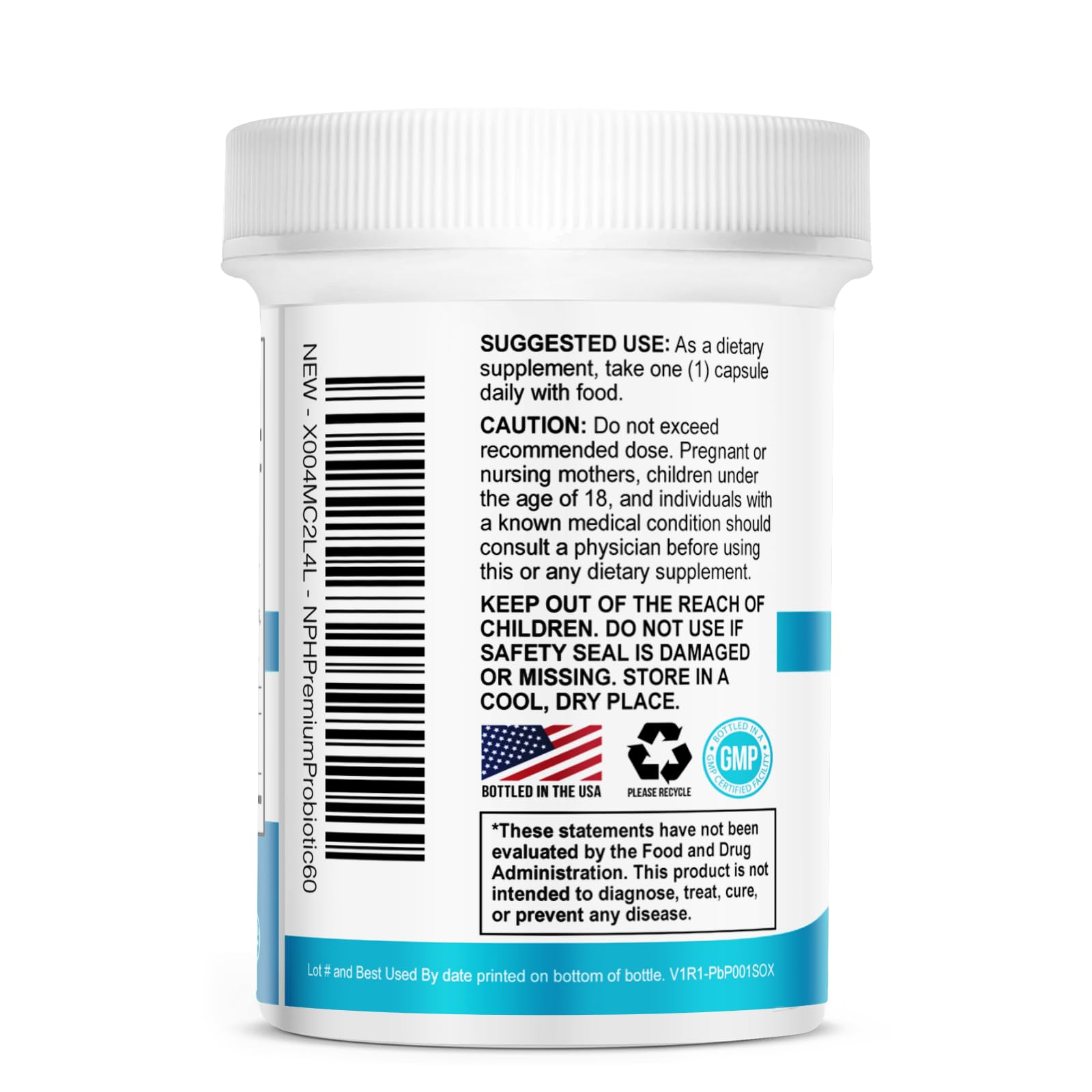 Nature's Physician Probiotics - 100 Billion CFU - 16 Strains + Prebiotics - Best Probiotic Supplement for Women & Men - Supports Immune, Digestive Health, Occasional Constipation & Gas - 60 Capsules Nature's PhysicianAu supplements