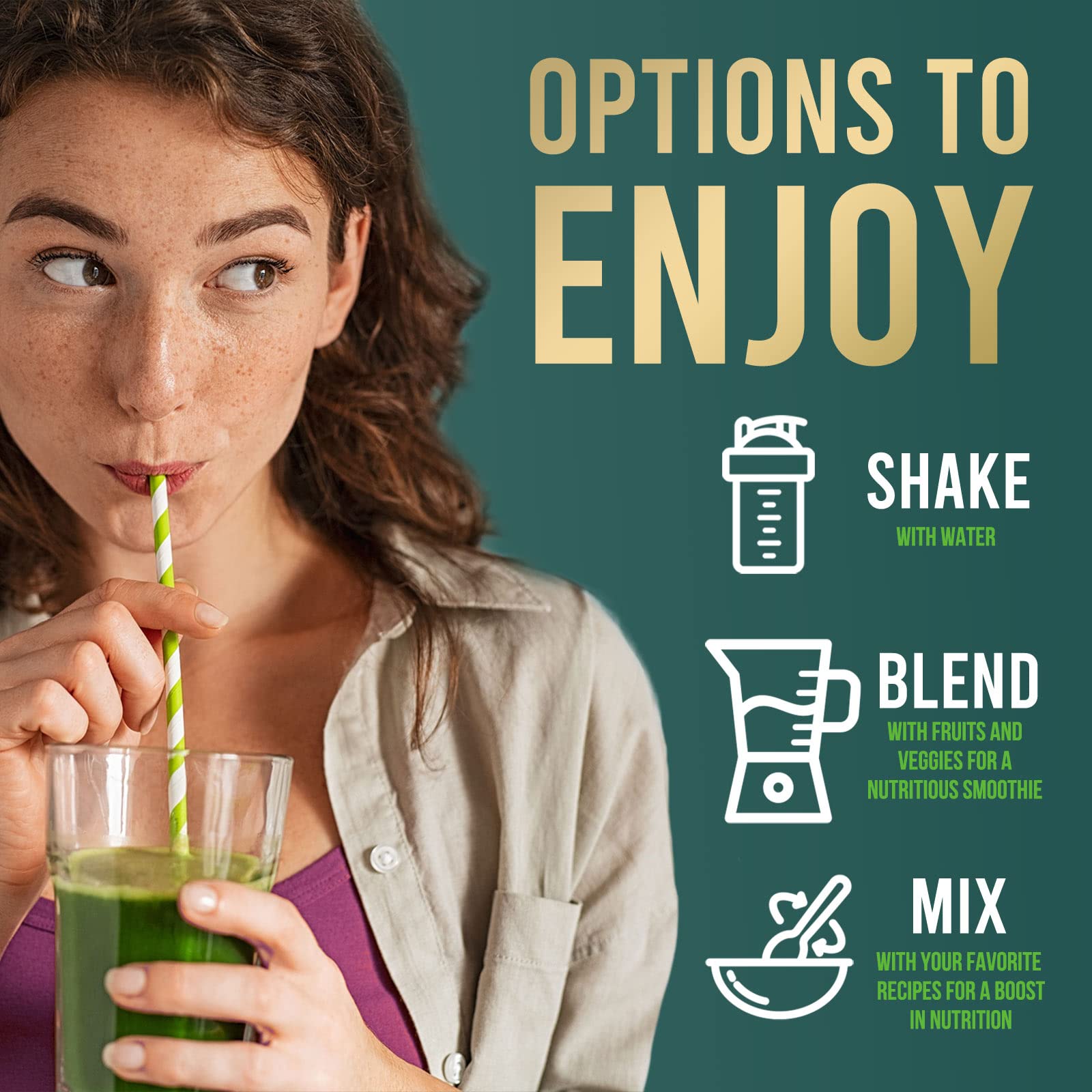 Greens Superfood Powder Supplement - Super Green Smoothie Mix Blend with Spirulina Nature's NutritionAu supplements