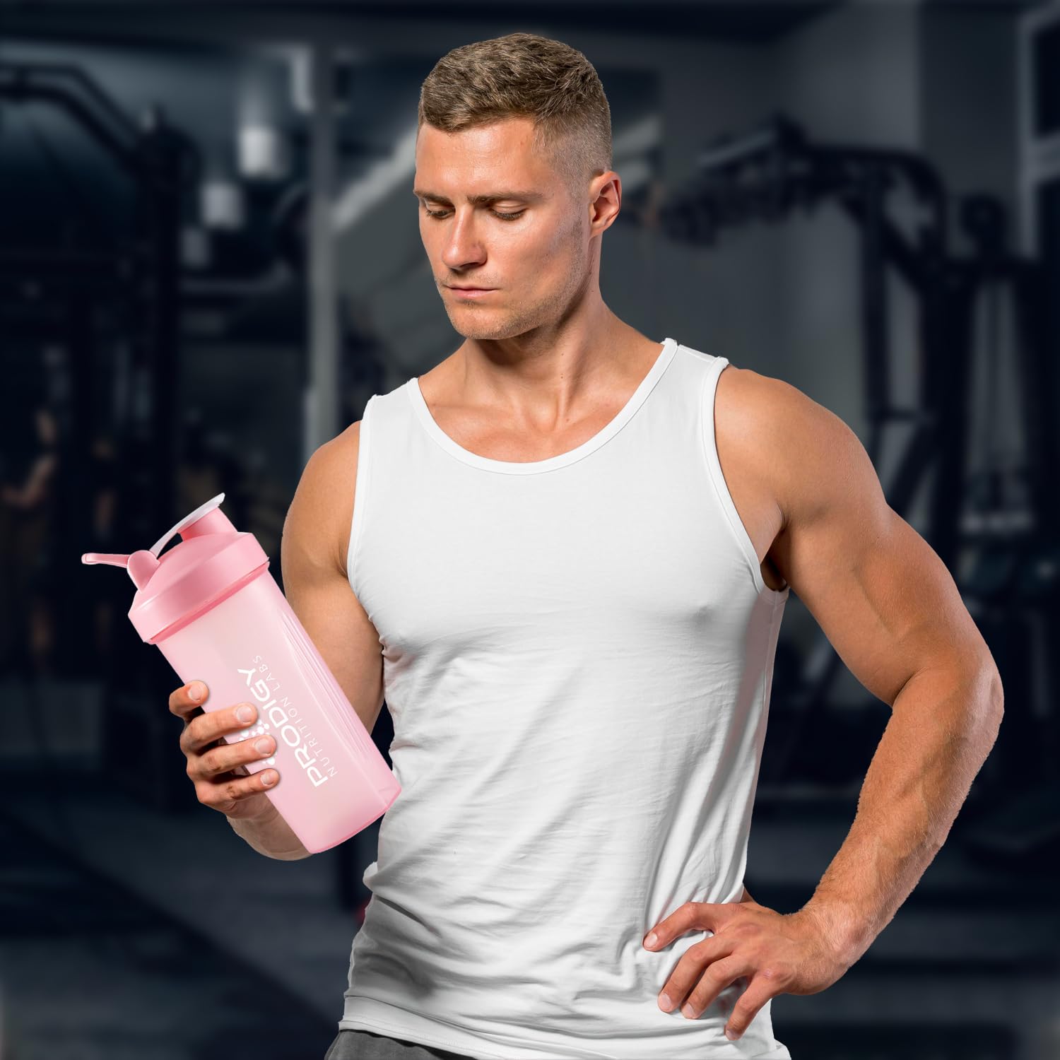 Protein Shaker 20oz Large Shaker Bottle Perfect for Workout Supplements, Protein powder Prodigy Nutrition LabsAu supplements