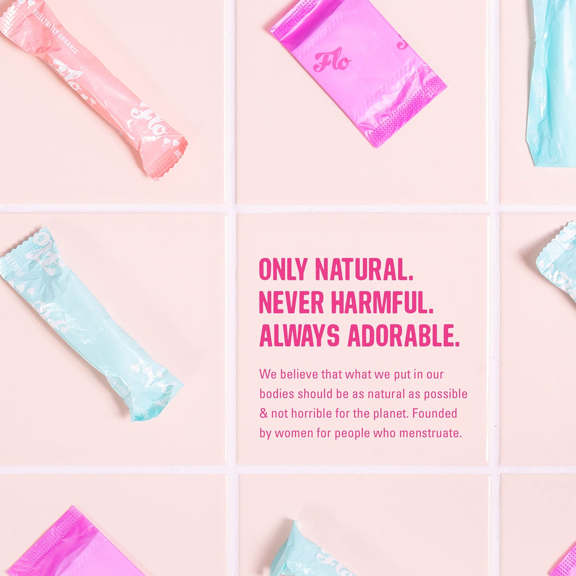 FLO - Organic Bamboo Daily Panty Liners, Plant-Based Cotton, Biodegradable FLOAu supplements