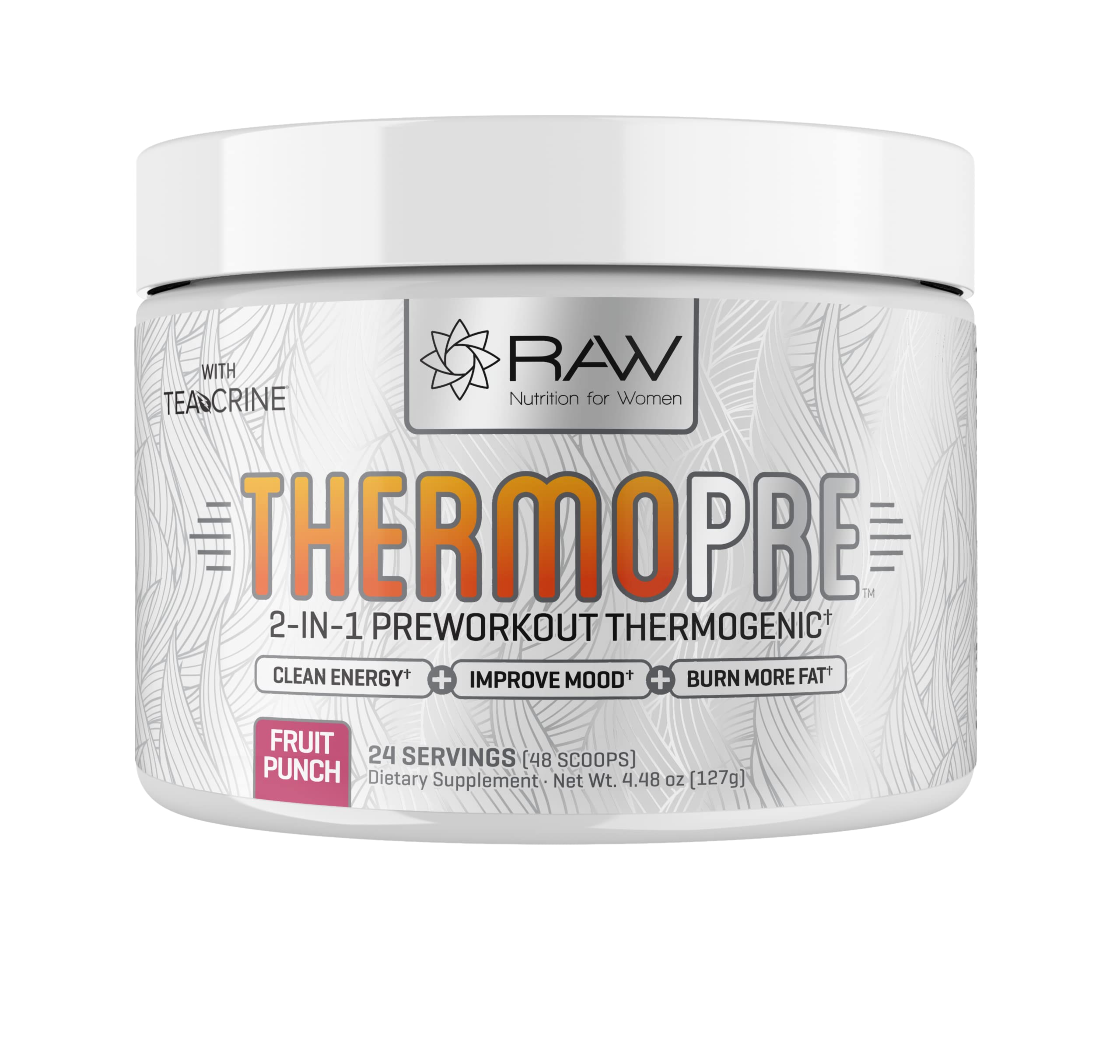 RAW Synergies Pre Workout Thermogenic Fat Burner Powder for Women and Men, RAW SynergiesUS supplements