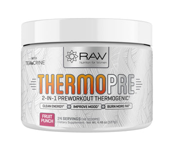 RAW Synergies Pre Workout Thermogenic Fat Burner Powder for Women and Men, RAW SynergiesUS supplements