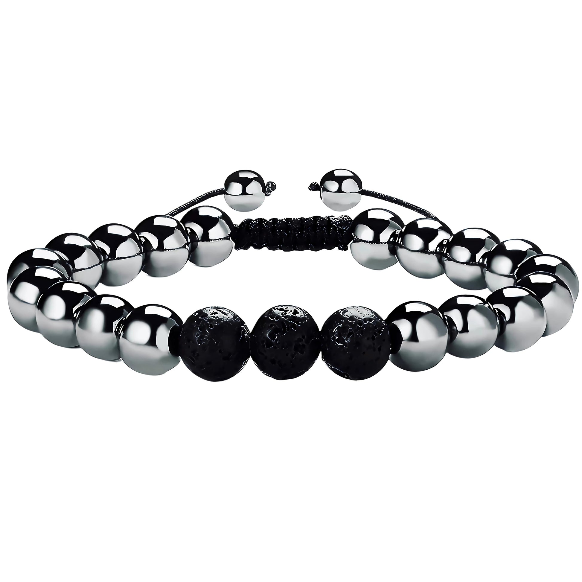 RENZHI-Magnetic Hematite Bracelet–Beaded Magnetic Bracelets for Men and Women RENZHIAu supplements