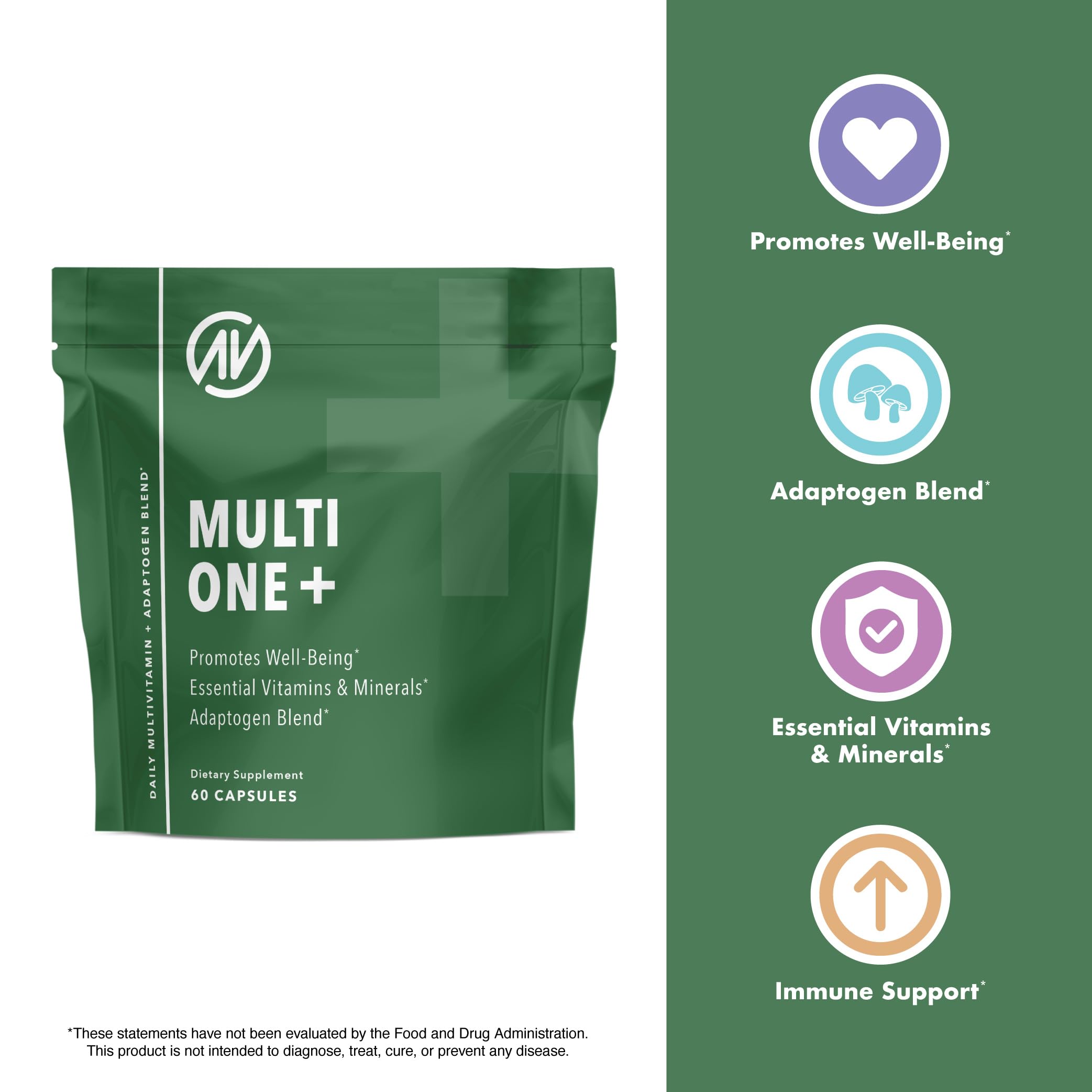 MultiOne Men & Women’s Daily Multivitamin - Essential Nutrients and Minerals for Optimal Health (60 Capsules) NutraOneAu supplements