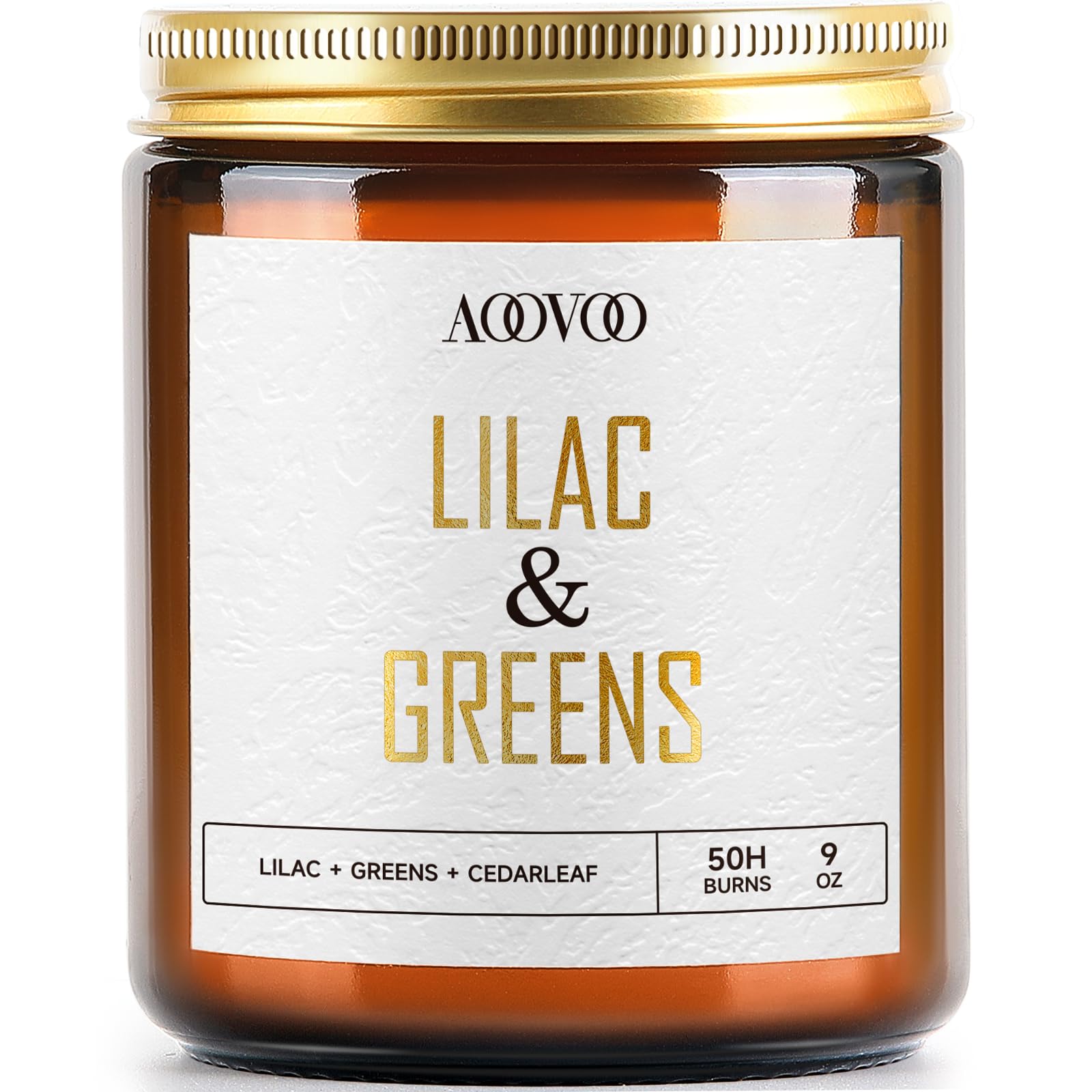 AOOVOO Lilac Candle, Candles Gifts for Women, Green Leaves Lilac Candle, Scented Candle AOOVOOAu supplements
