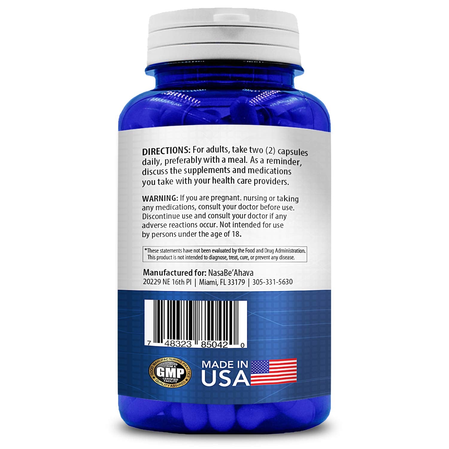 NASA Beahava 100% Pure Resveratrol - 1000mg Per Serving Max Strength (180 Capsules) NasaBeahavaAu supplements