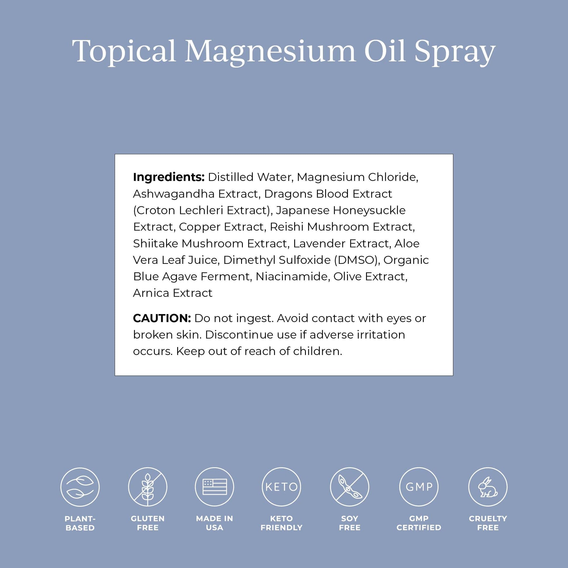 CYMBIOTIKA Topical Magnesium Oil Spray for Body, USA Made, Supplement for Leg Cramps, Muscle, Joint Health & Sleep Support, Includes Magnesium Chloride, Lavender Extract, Aloe Vera - Skin Applicator CYMBIOTIKAUS supplements