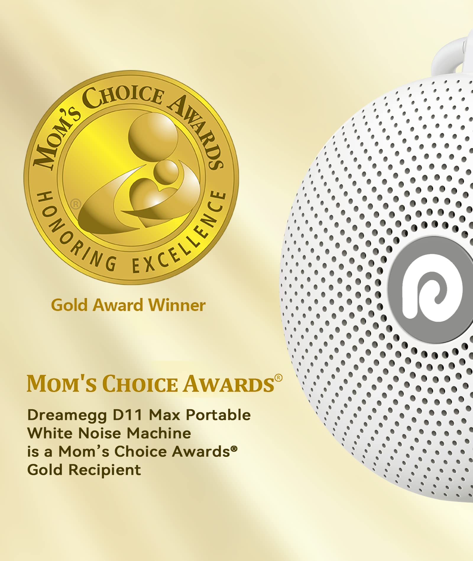 Dreamegg White Noise Machine - Portable Sound Machine for Baby Adult, Features Powerful Battery DreameggAu supplements