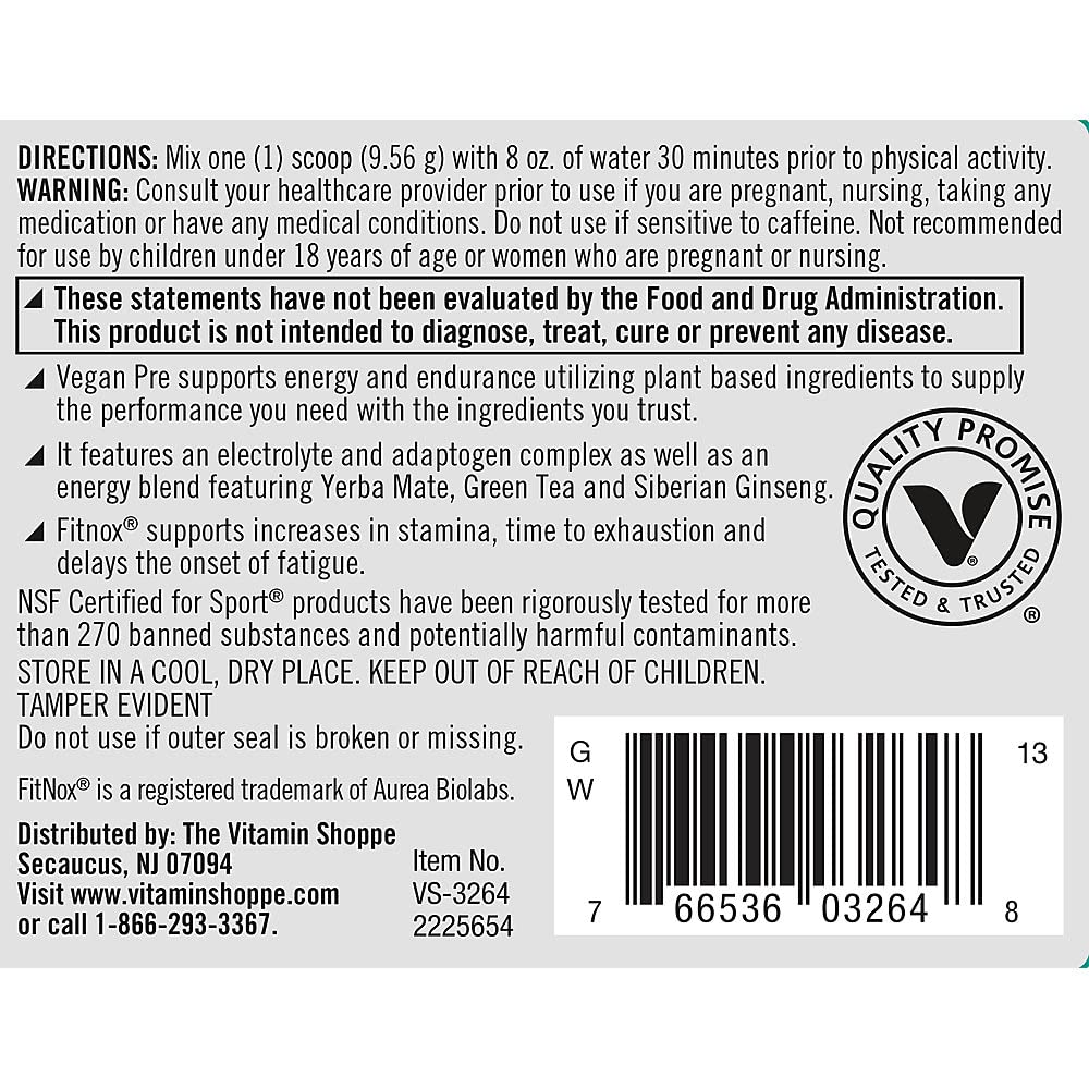 True Athlete Vegan Pre-Workout ? Blood Orange (10.12 oz./30 Servings) True AthleteUS supplements